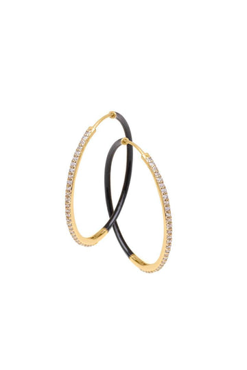 Even-Steven Diamond Hoops