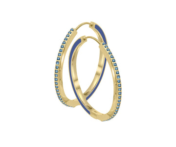 GLAZED GEM ENAMEL HOOPS