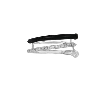 Wrap Up Gem Ring - Black