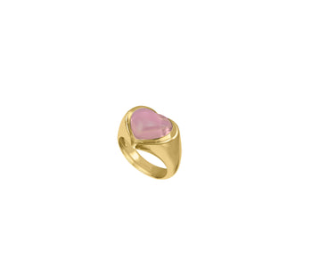Lovers Signet - Rose Quartz