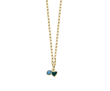 Labradorite With Green Heart