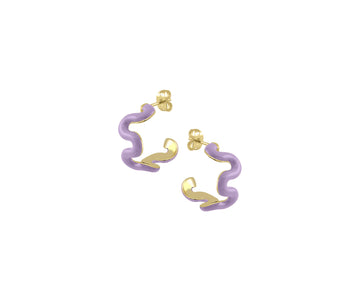 Swirl Enamel Hoops