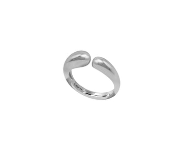 Solid Pebble Band (S) (Silver)