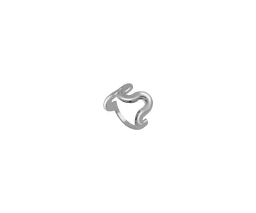 Swirl Solid Band (Silver)