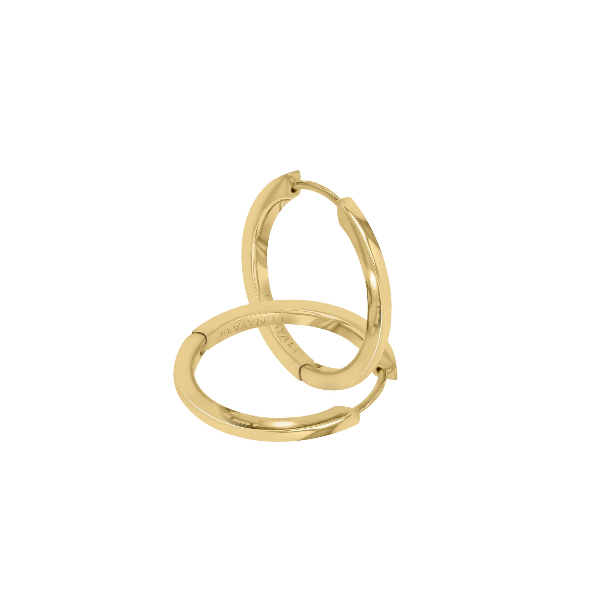Solid Gold Baby Hoops
