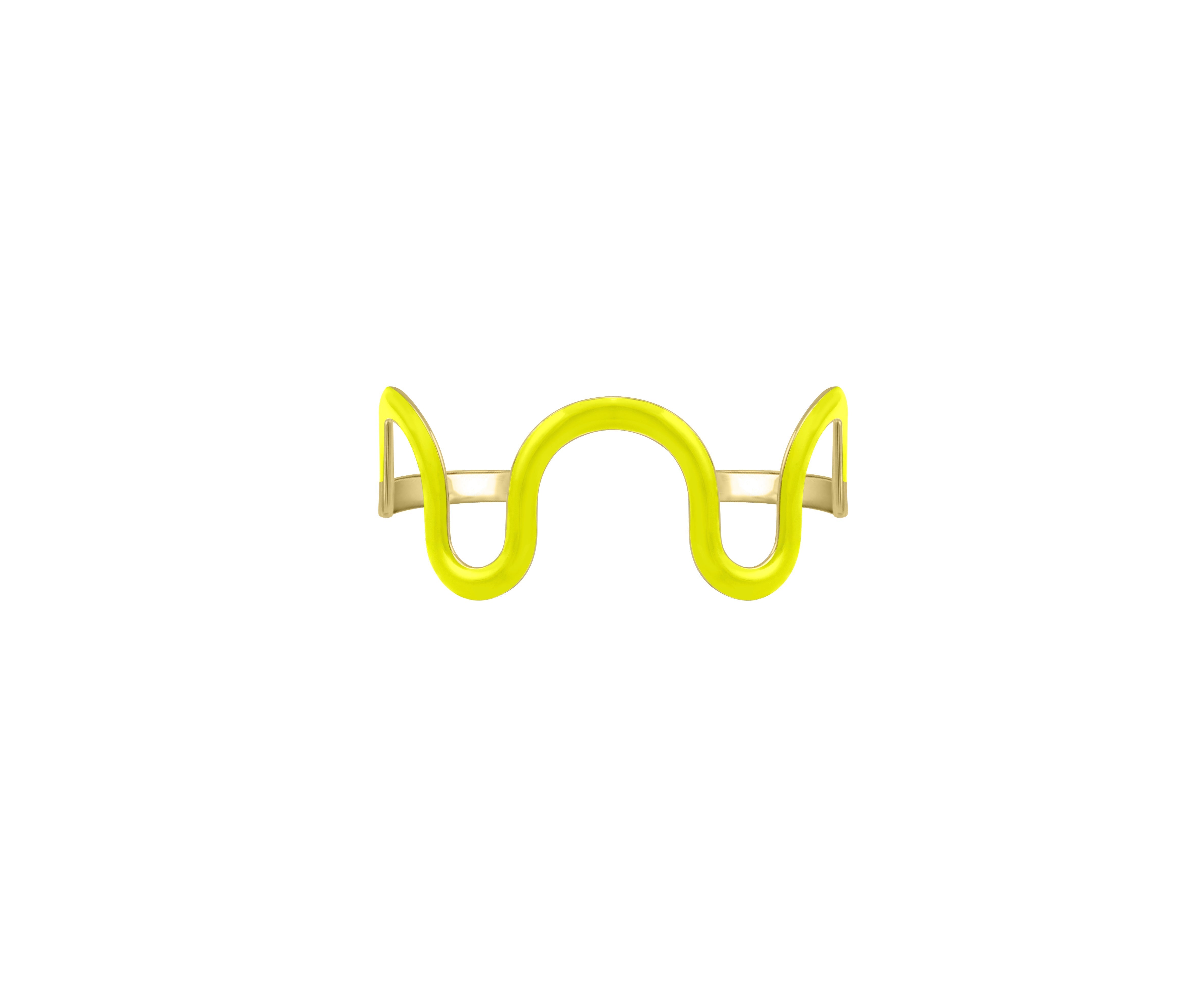 Swirl Cuff - Enamel