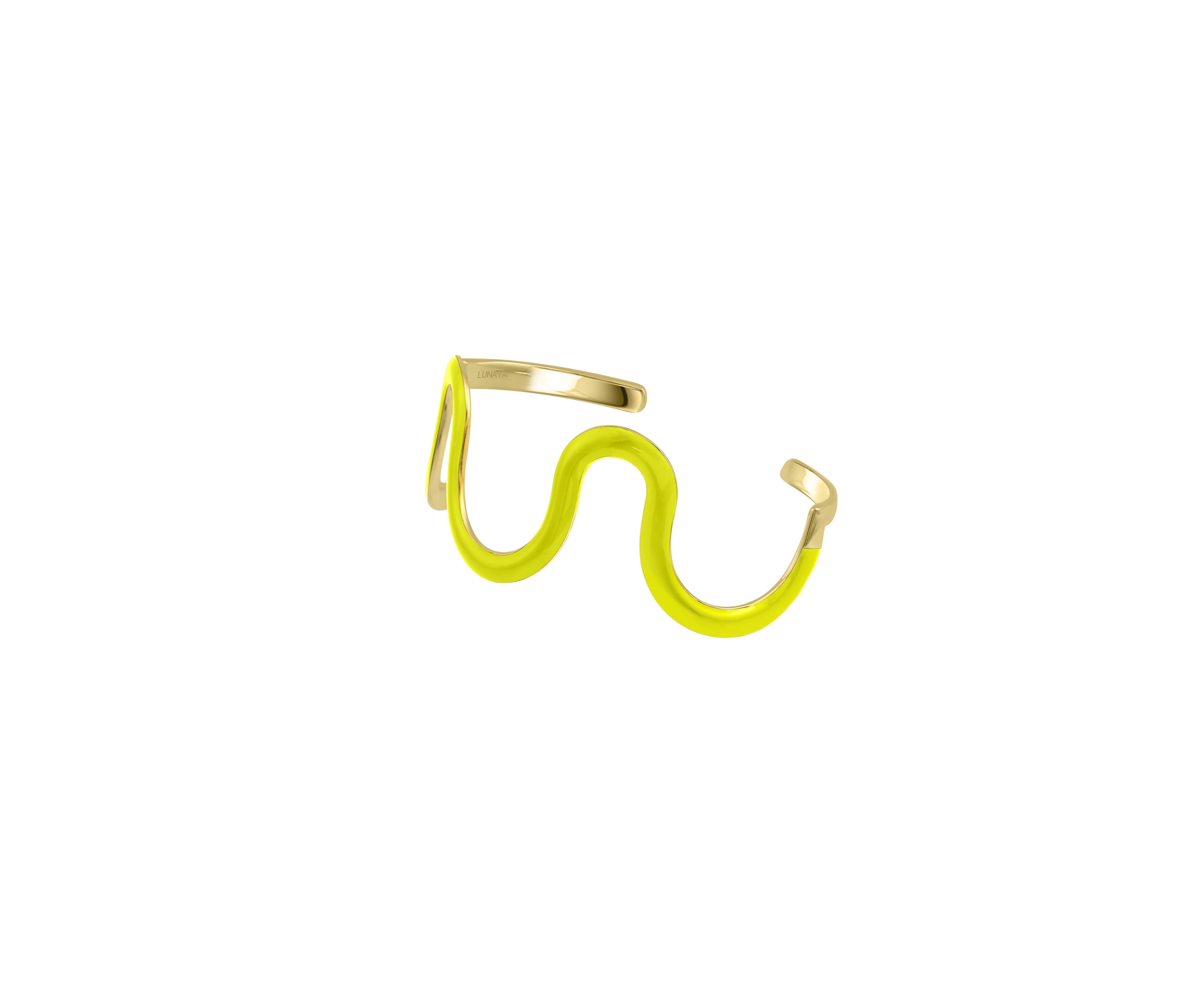 Swirl Cuff - Enamel