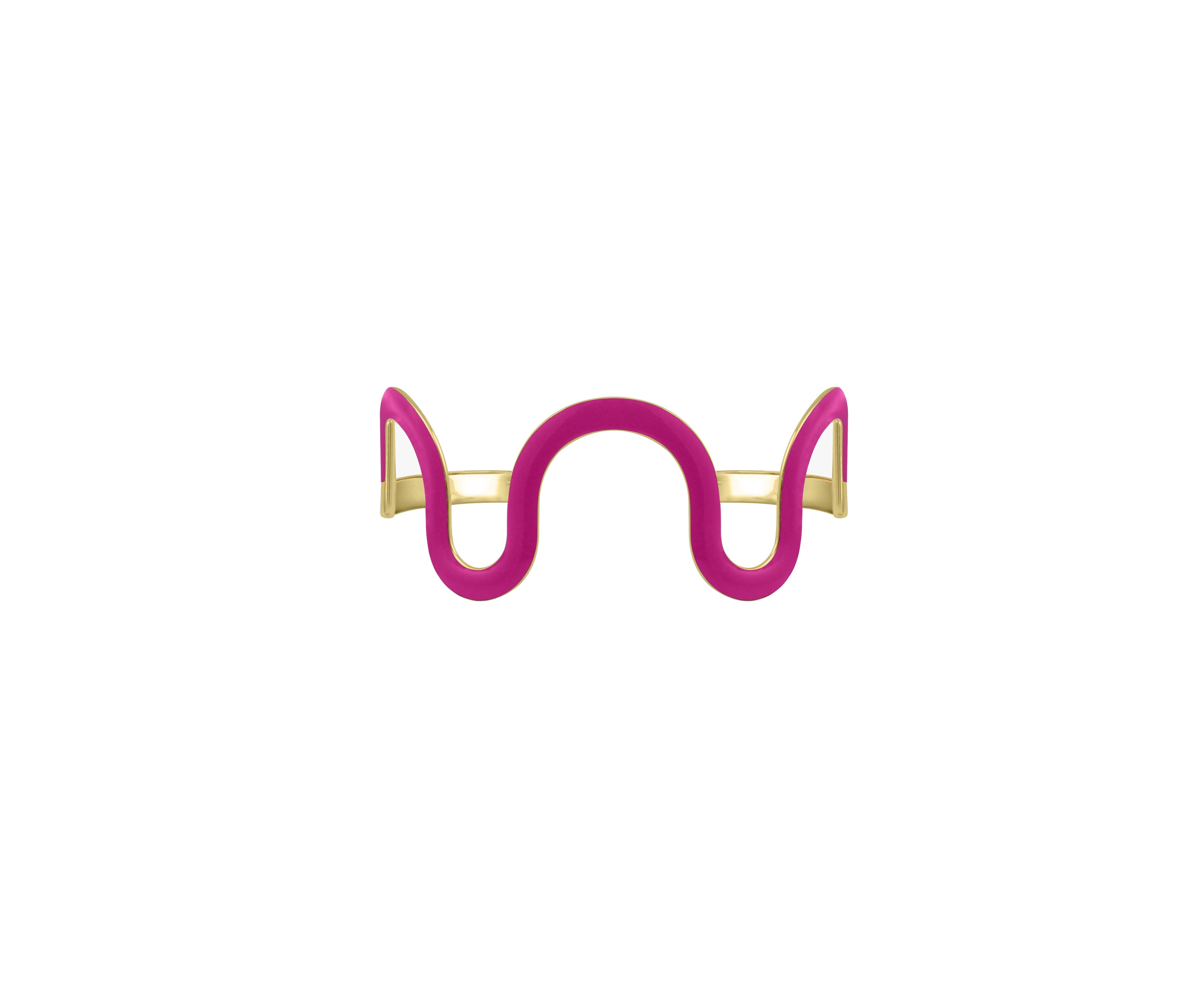 Swirl Cuff - Enamel