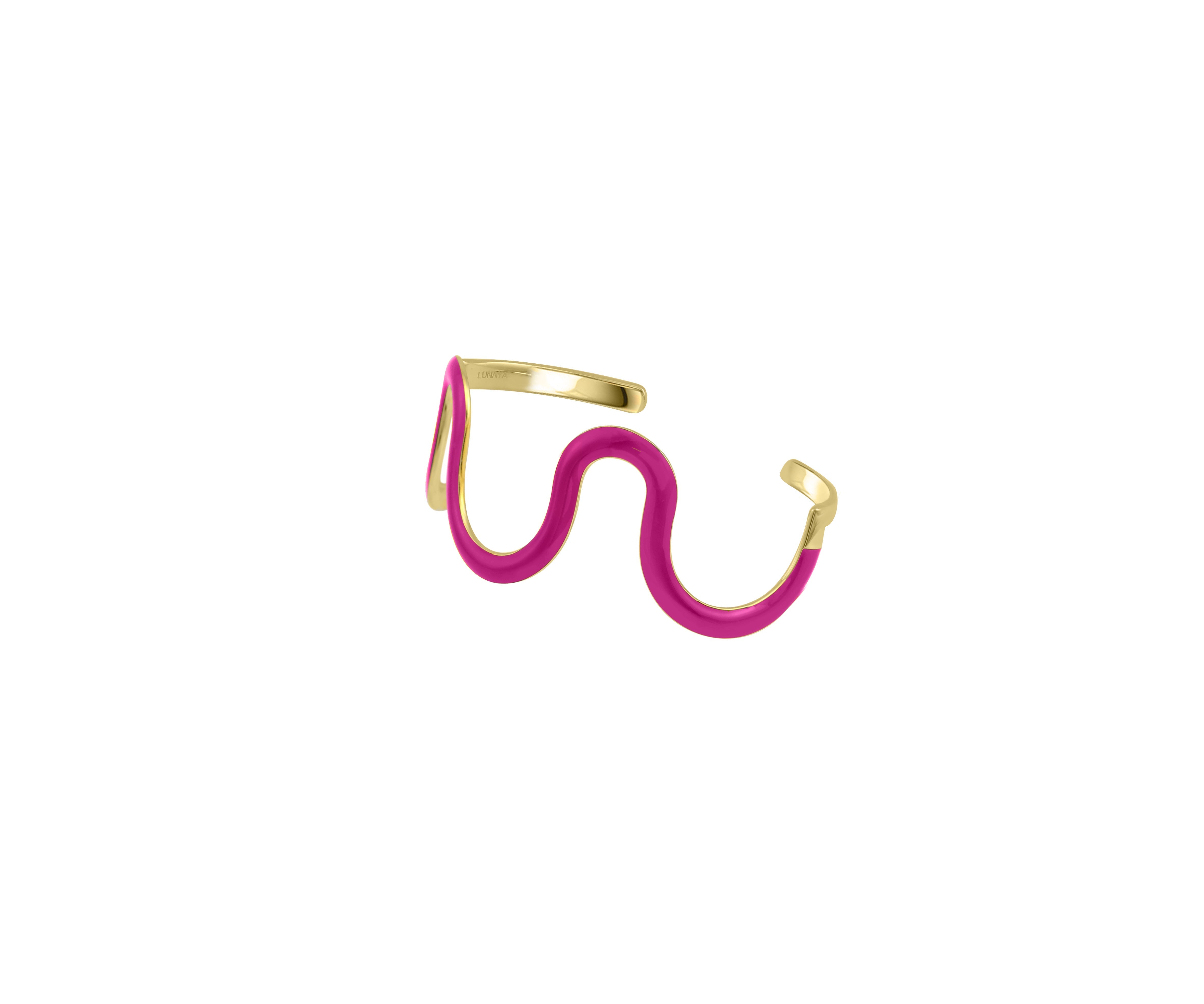 Swirl Cuff - Enamel