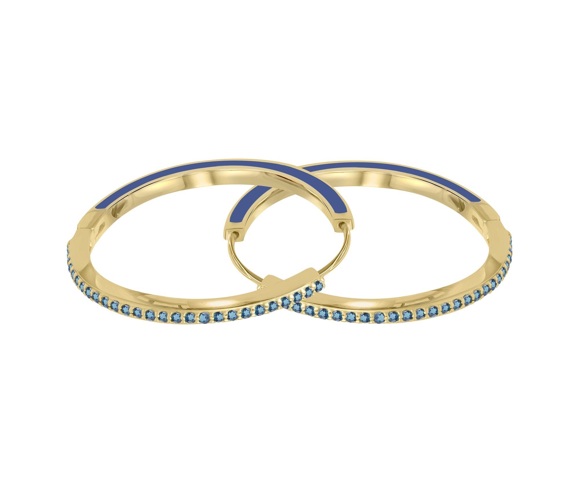 Gem Glazed Enamel Hoops