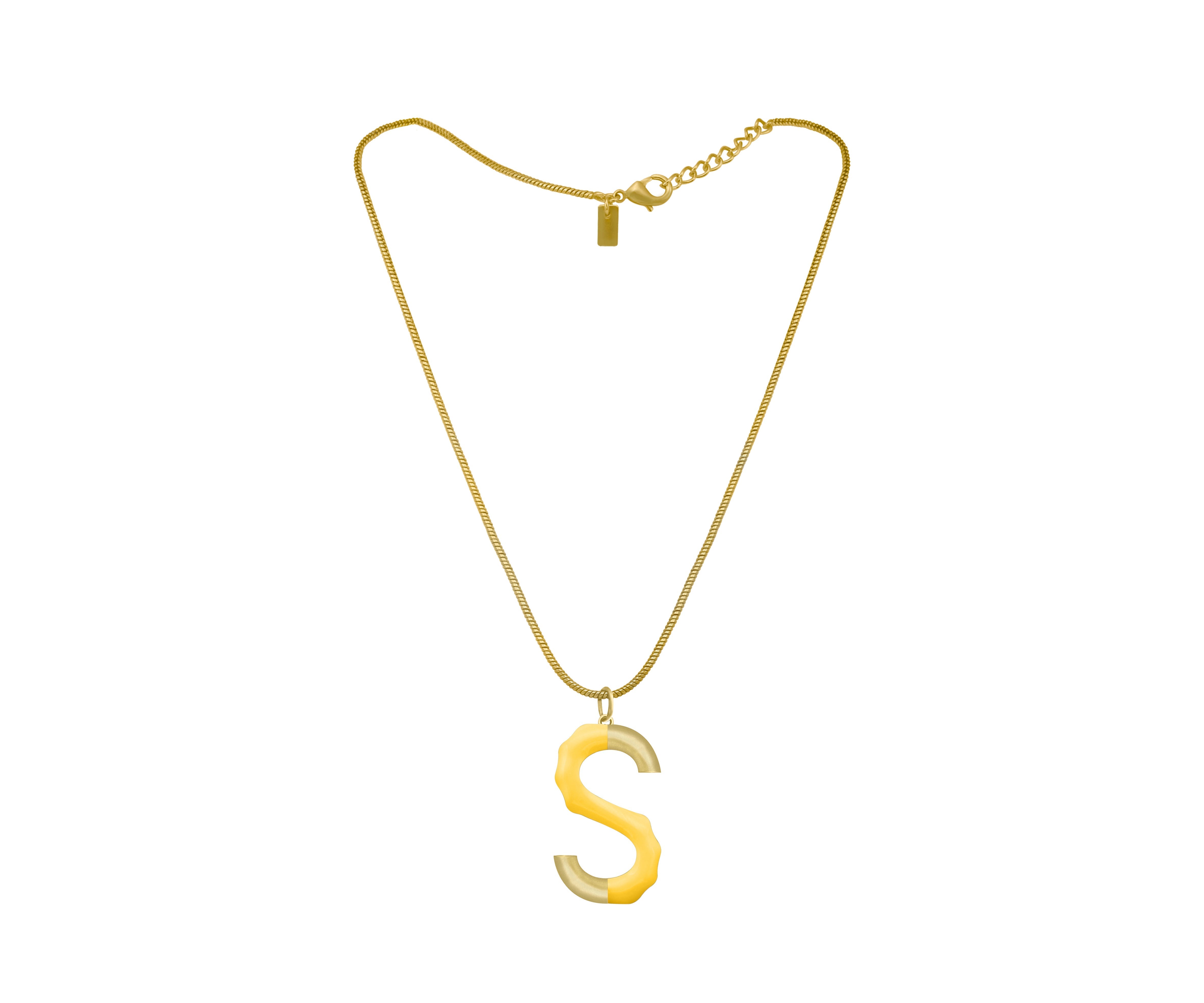 XL Pop Initial with Chain