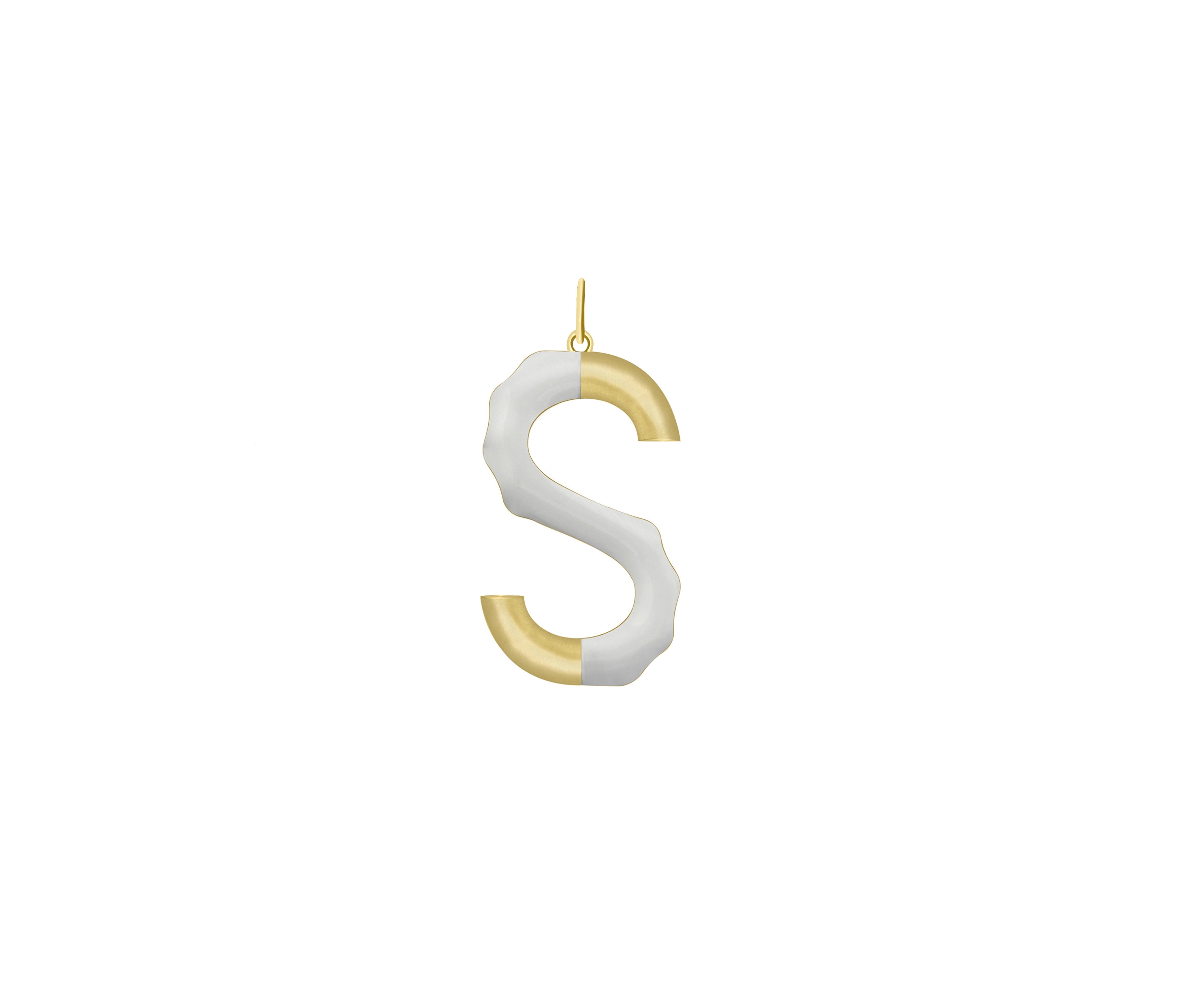 XL Pop Initial with Chain