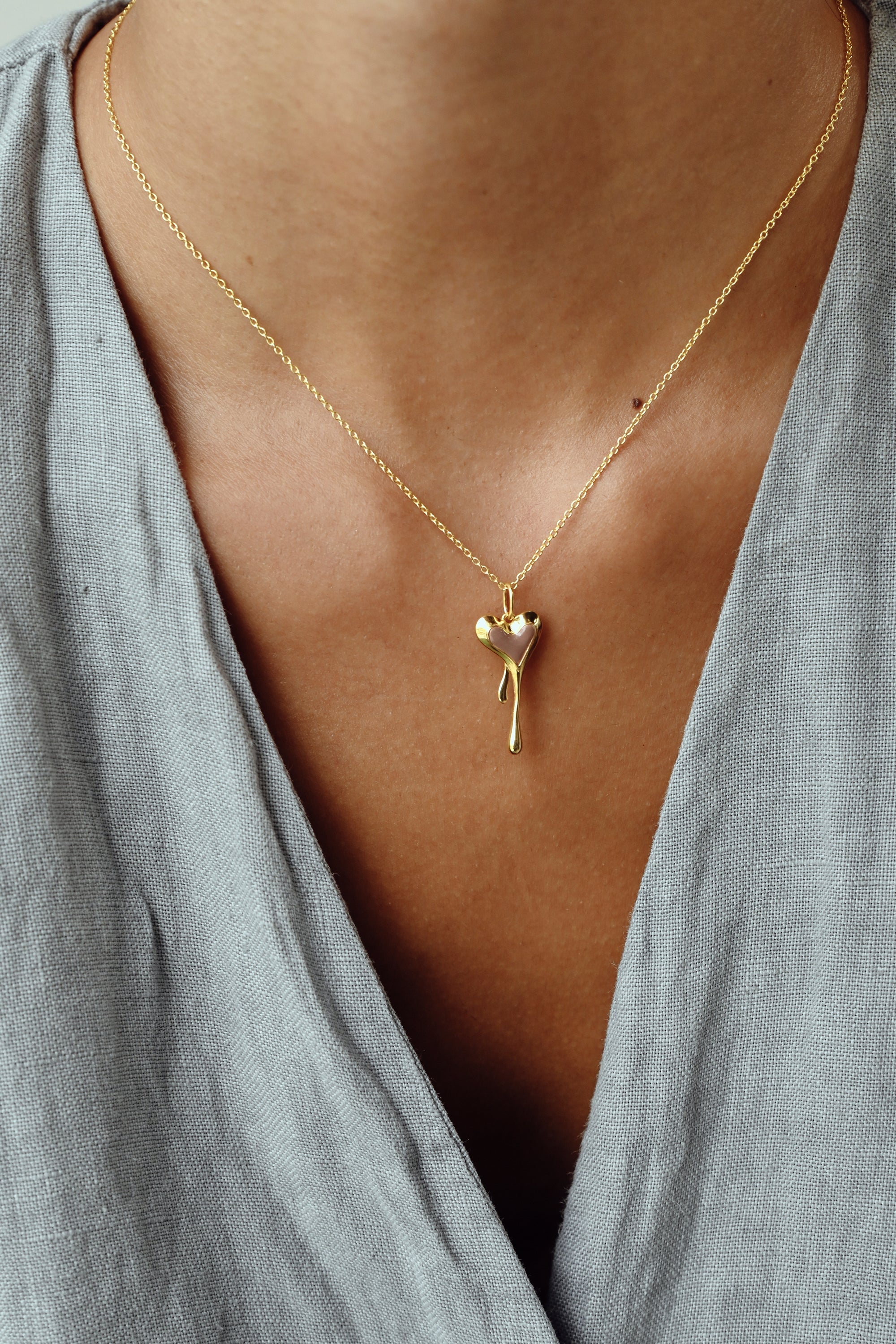Melting Heart Necklace