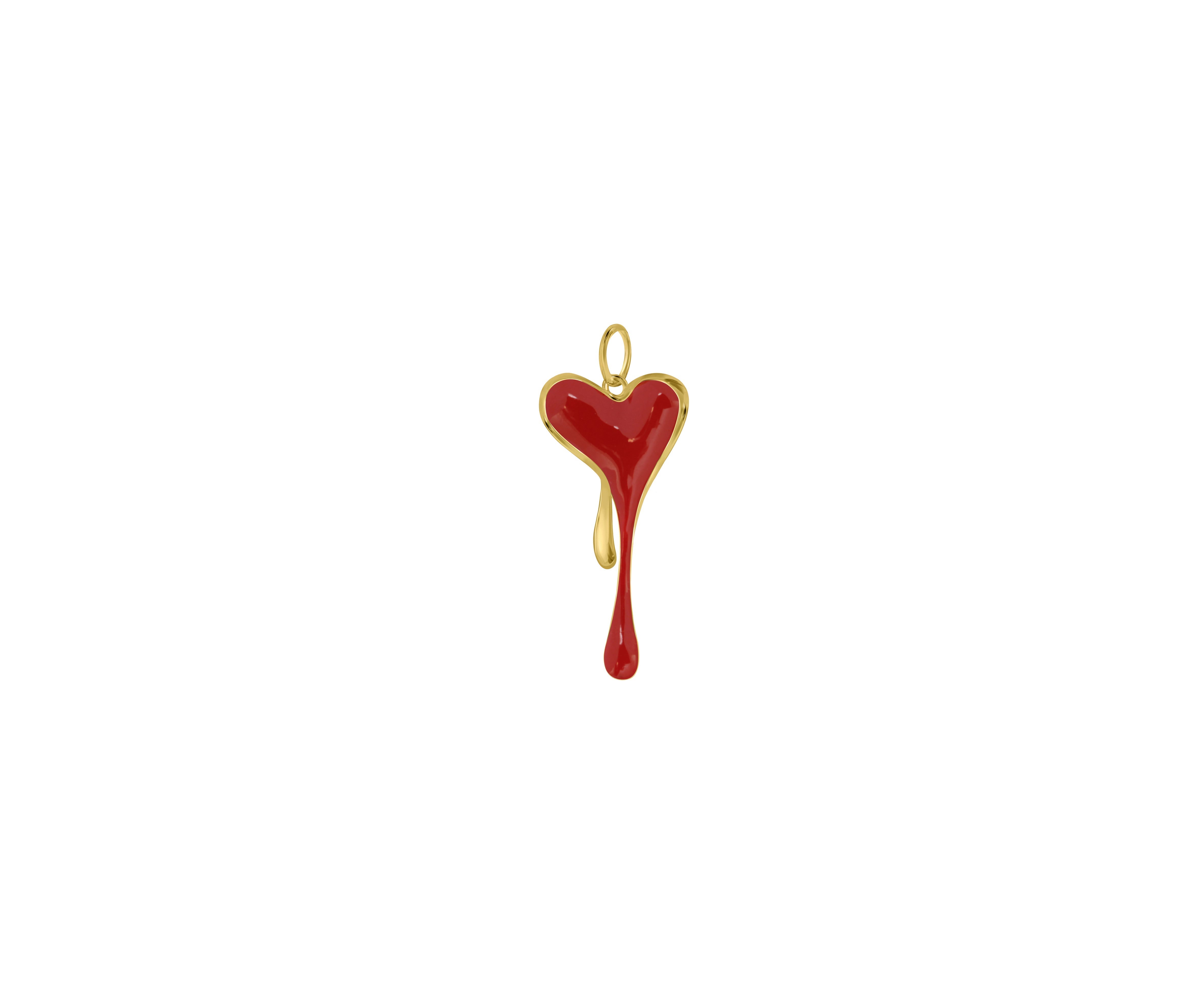 Melting Pendant With Chain
