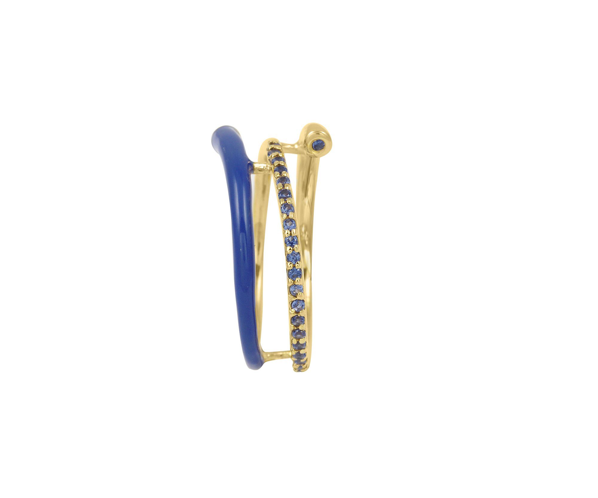 Wrap Up Gem Ring - Blue