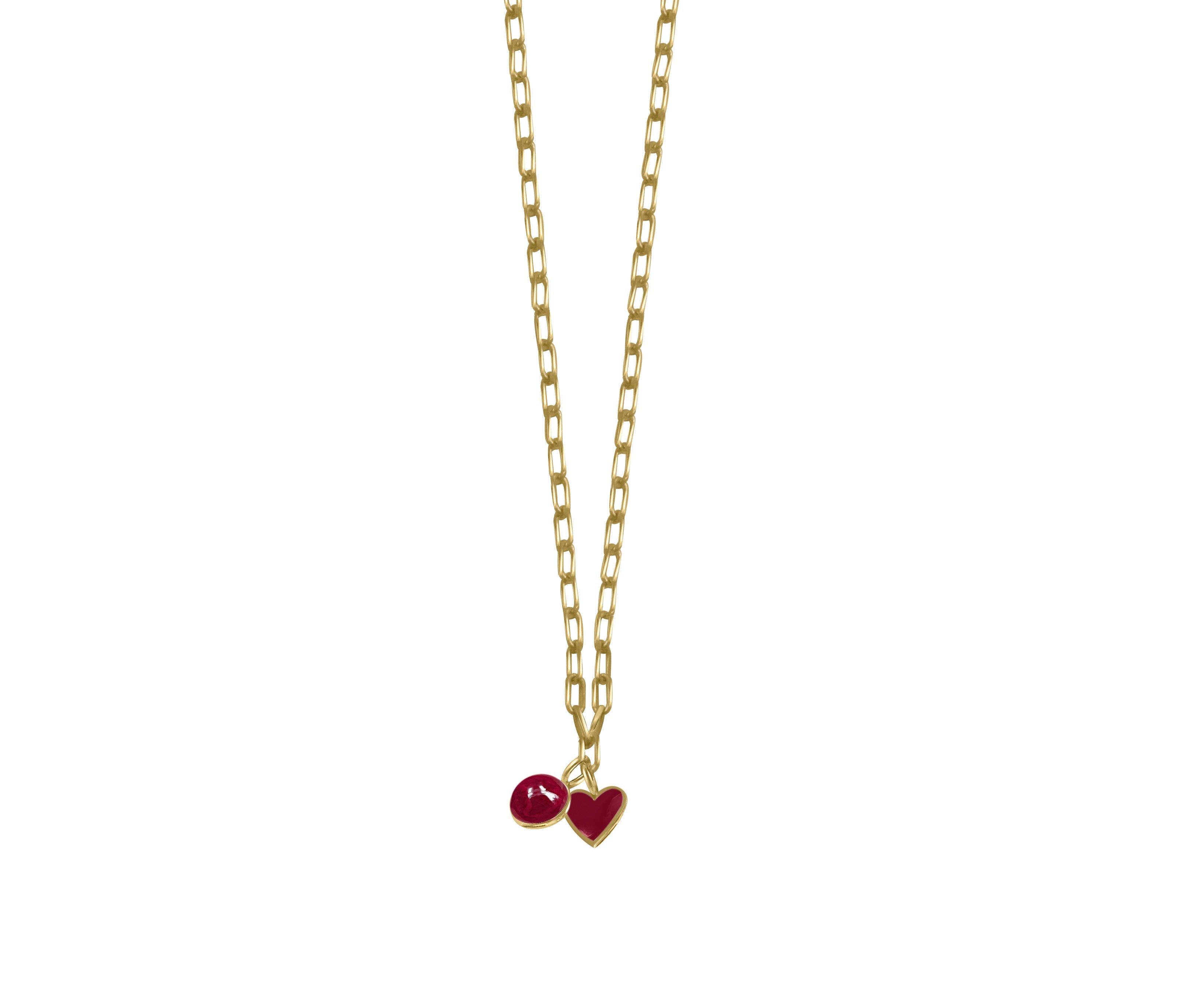 Ruby With Red Heart