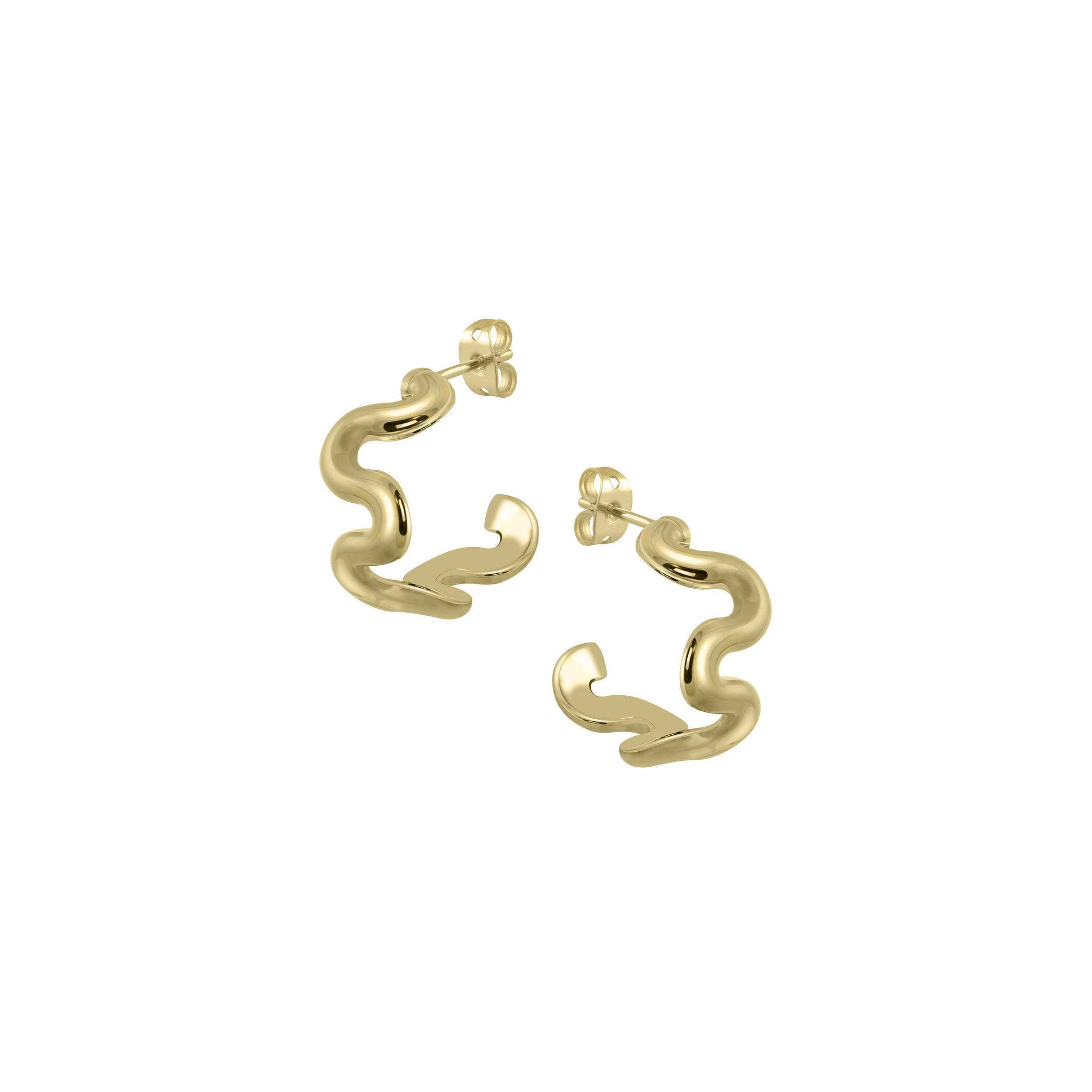 Swirl Solid Hoops