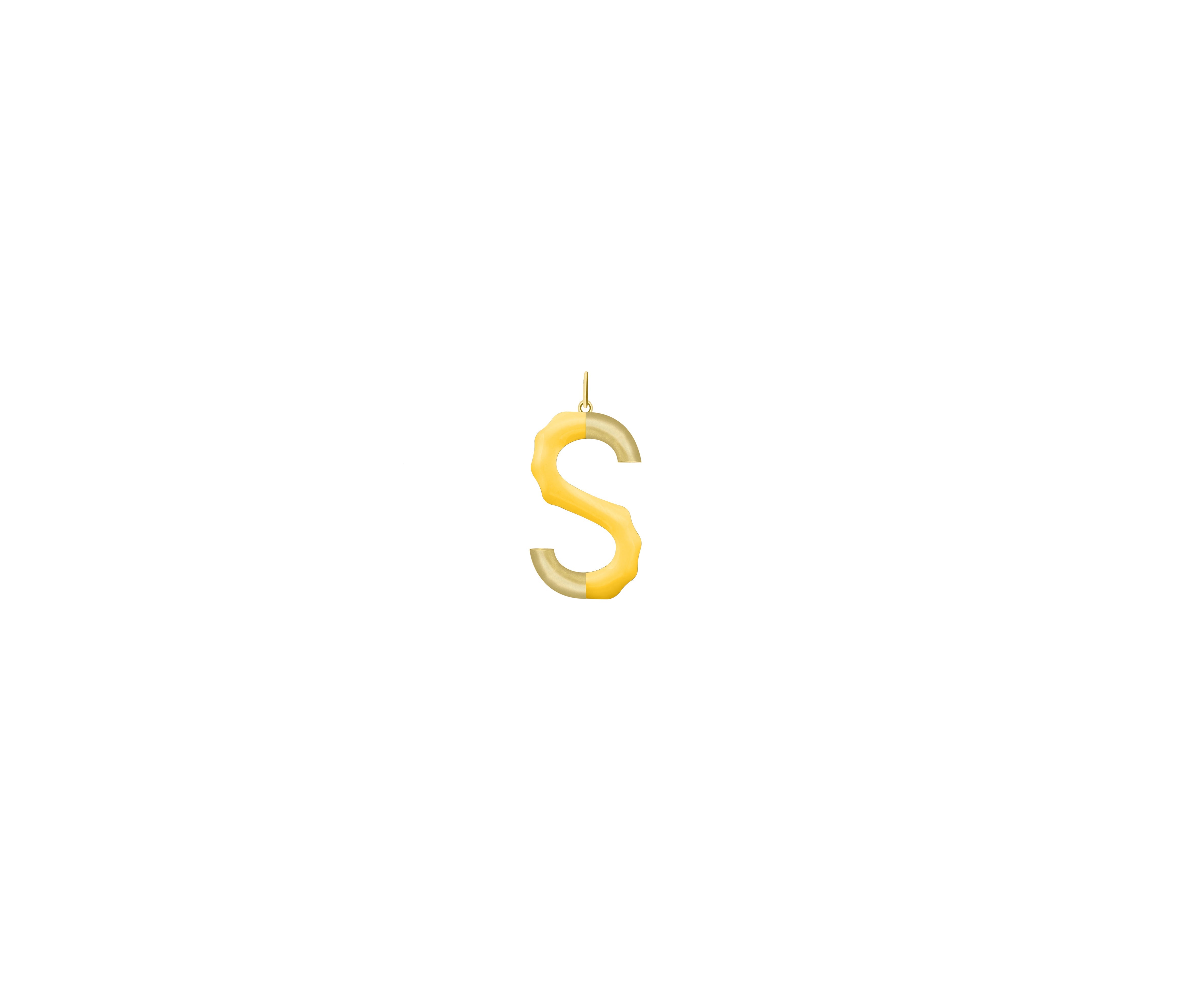 Small Pop Initial with Chain