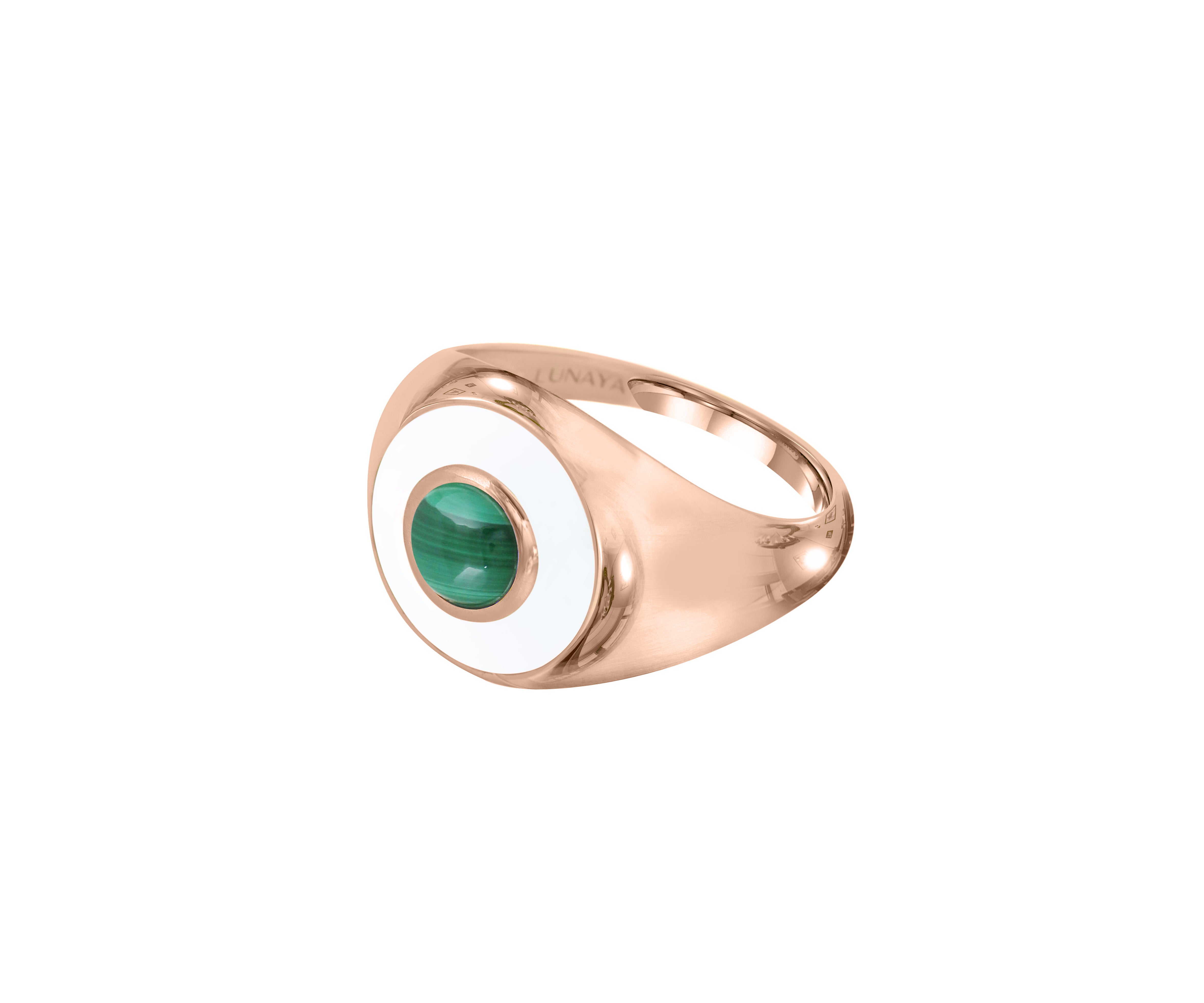 Eyes On Me Signet - Malachite