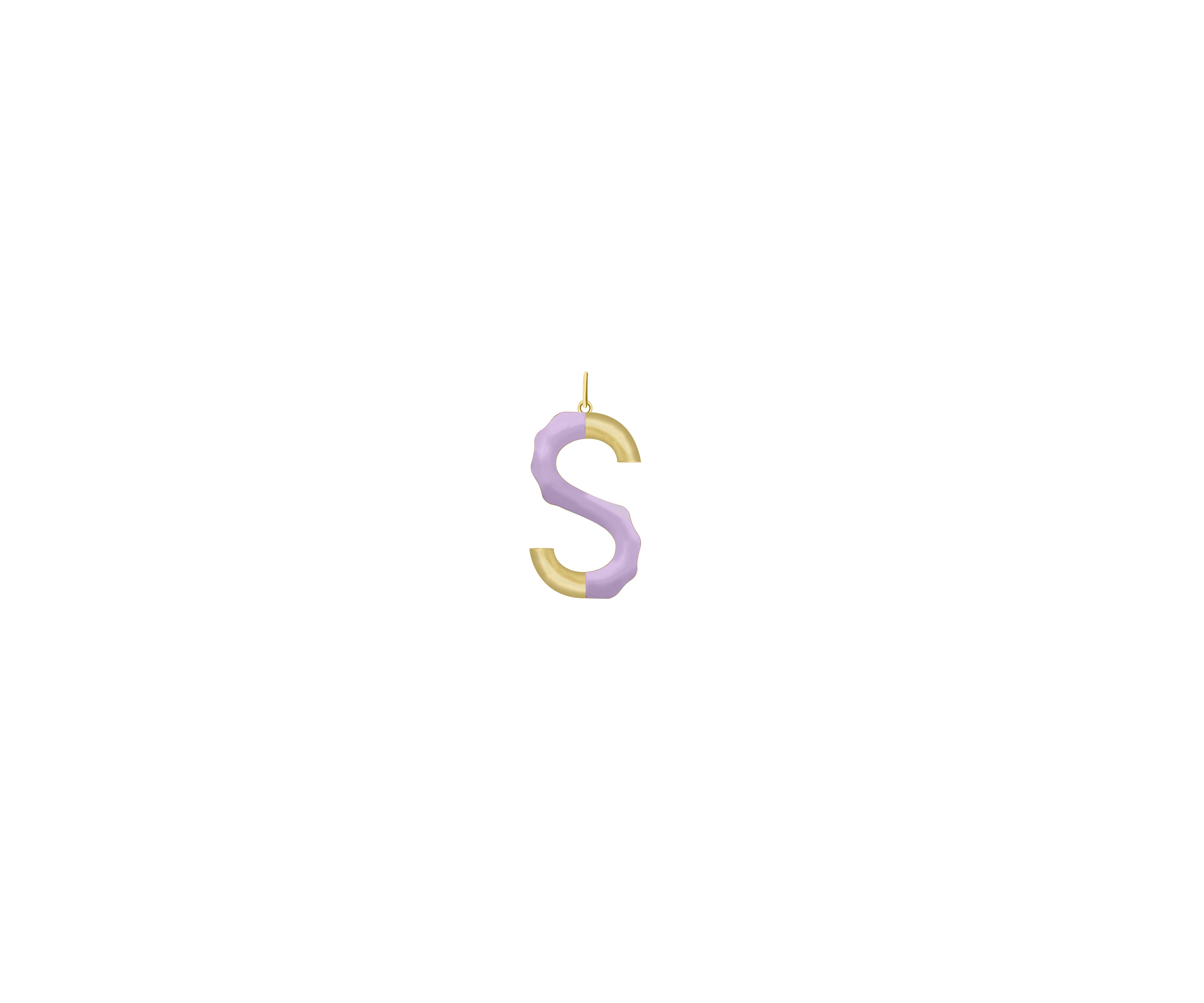 Small Pop Initial with Chain