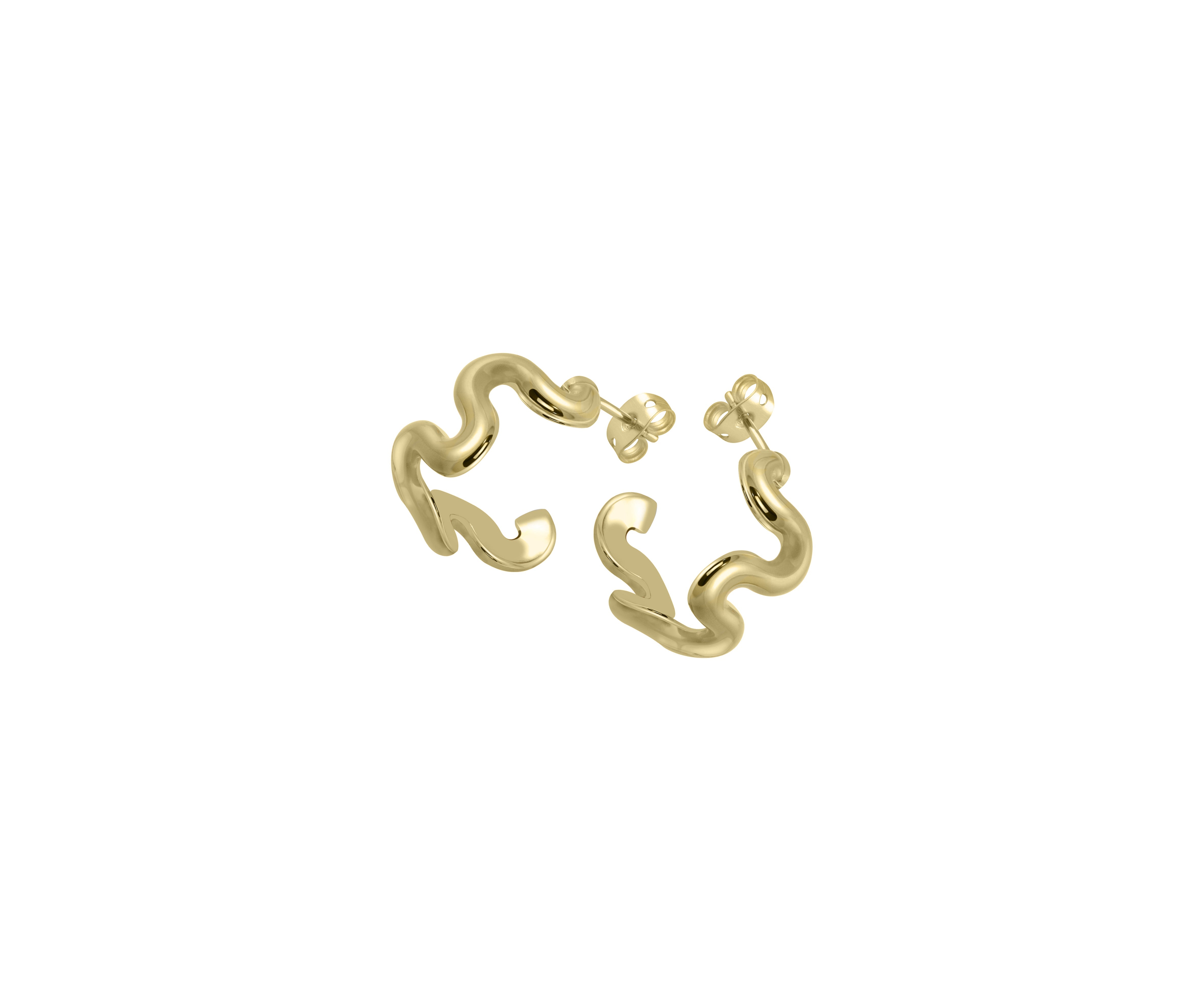 Swirl Solid Hoops