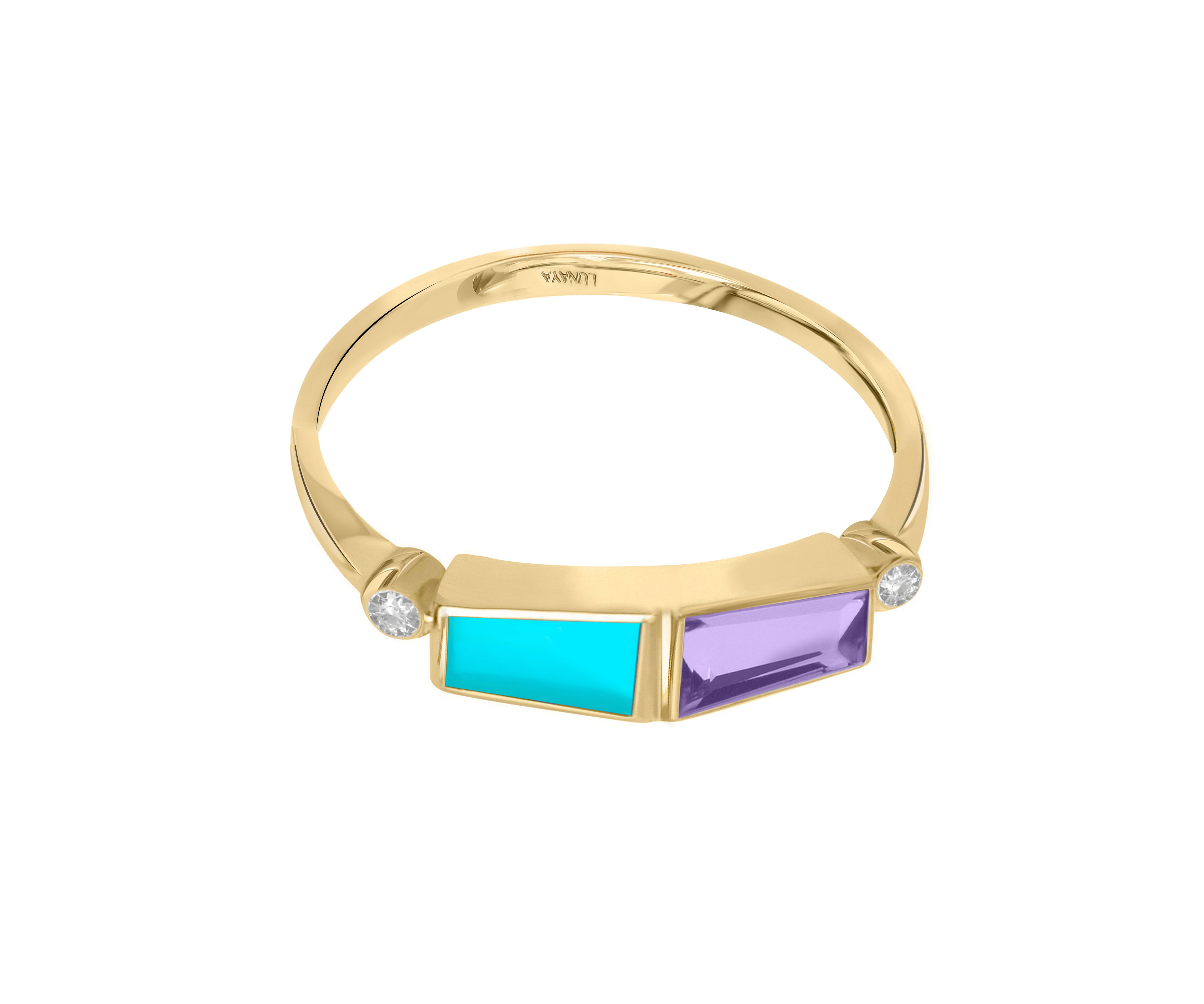 TAILORED BAGUETTE RING