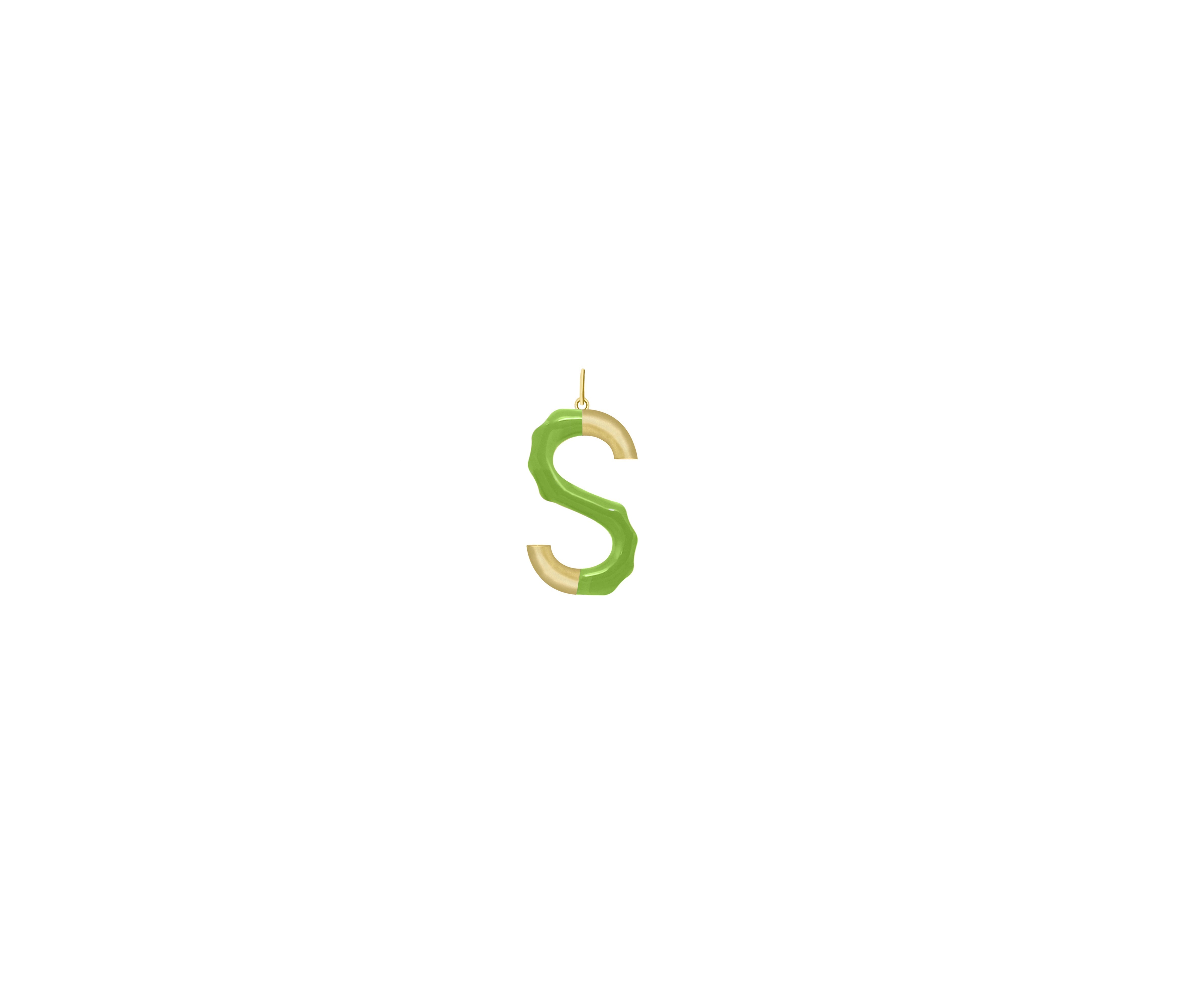 Small Pop Initial with Chain