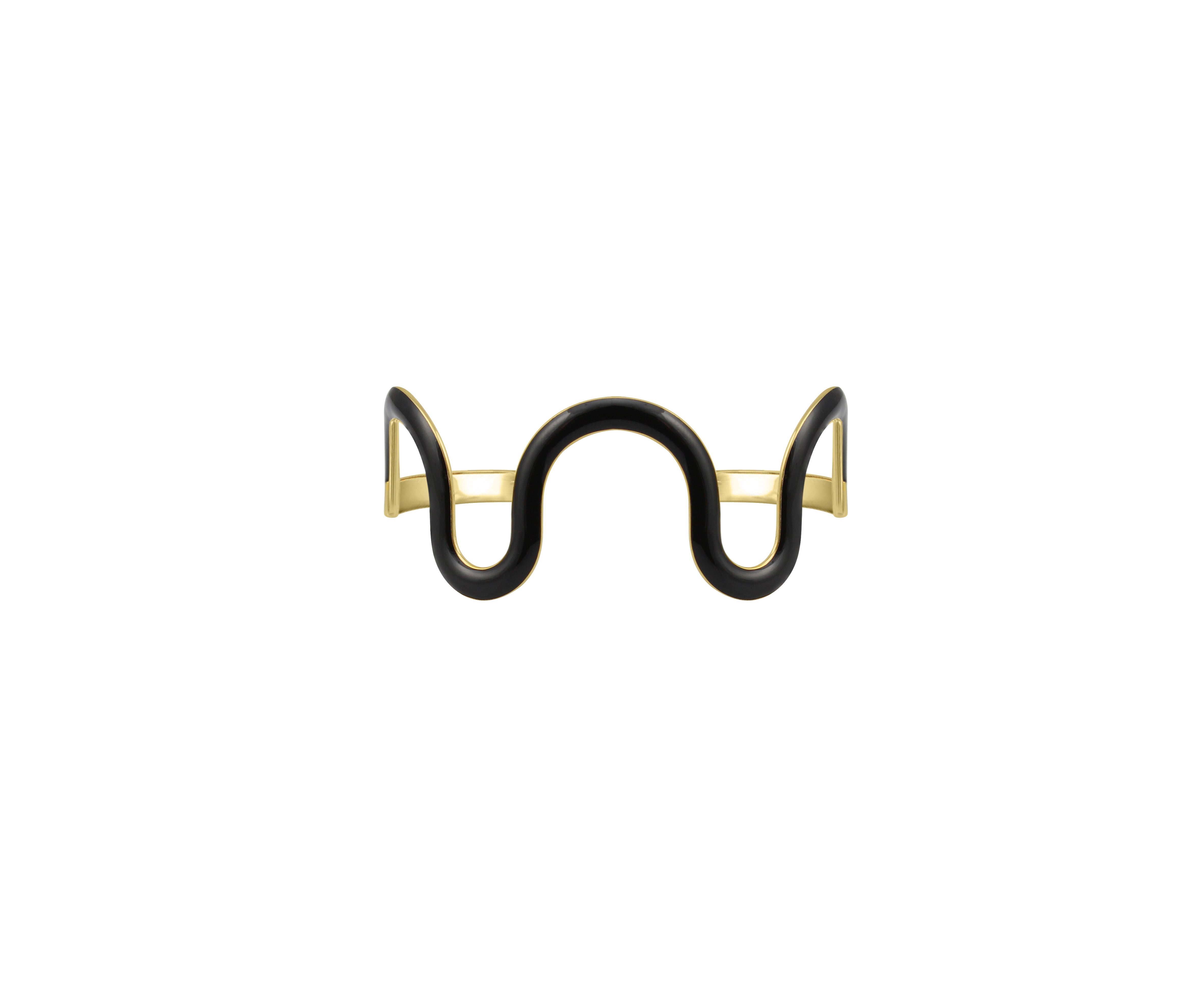 Swirl Cuff - Enamel