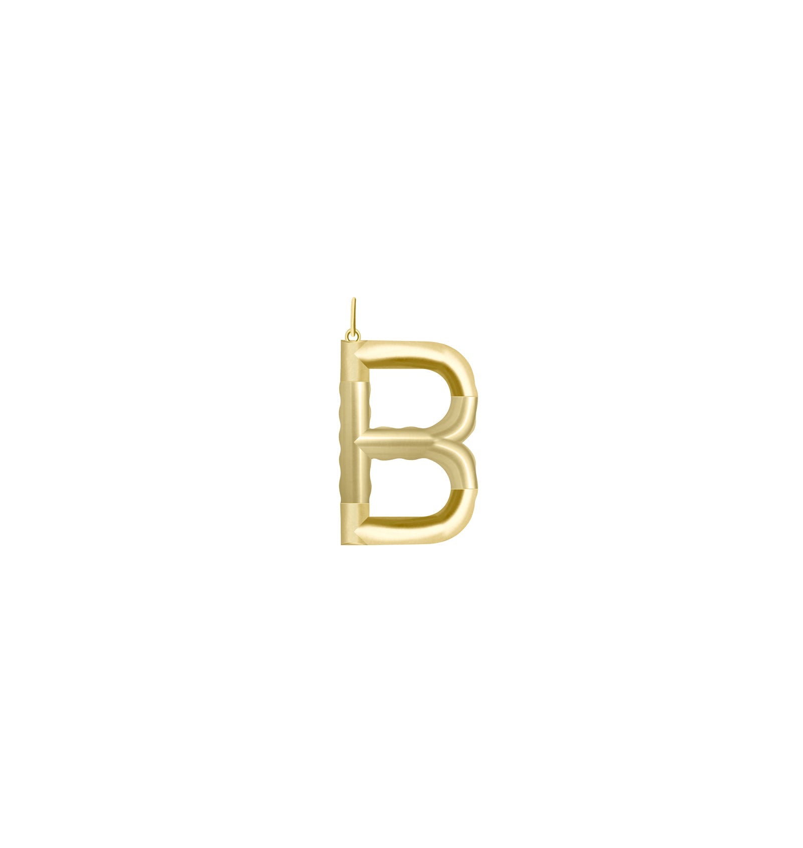 XL Solid Initial with Chain