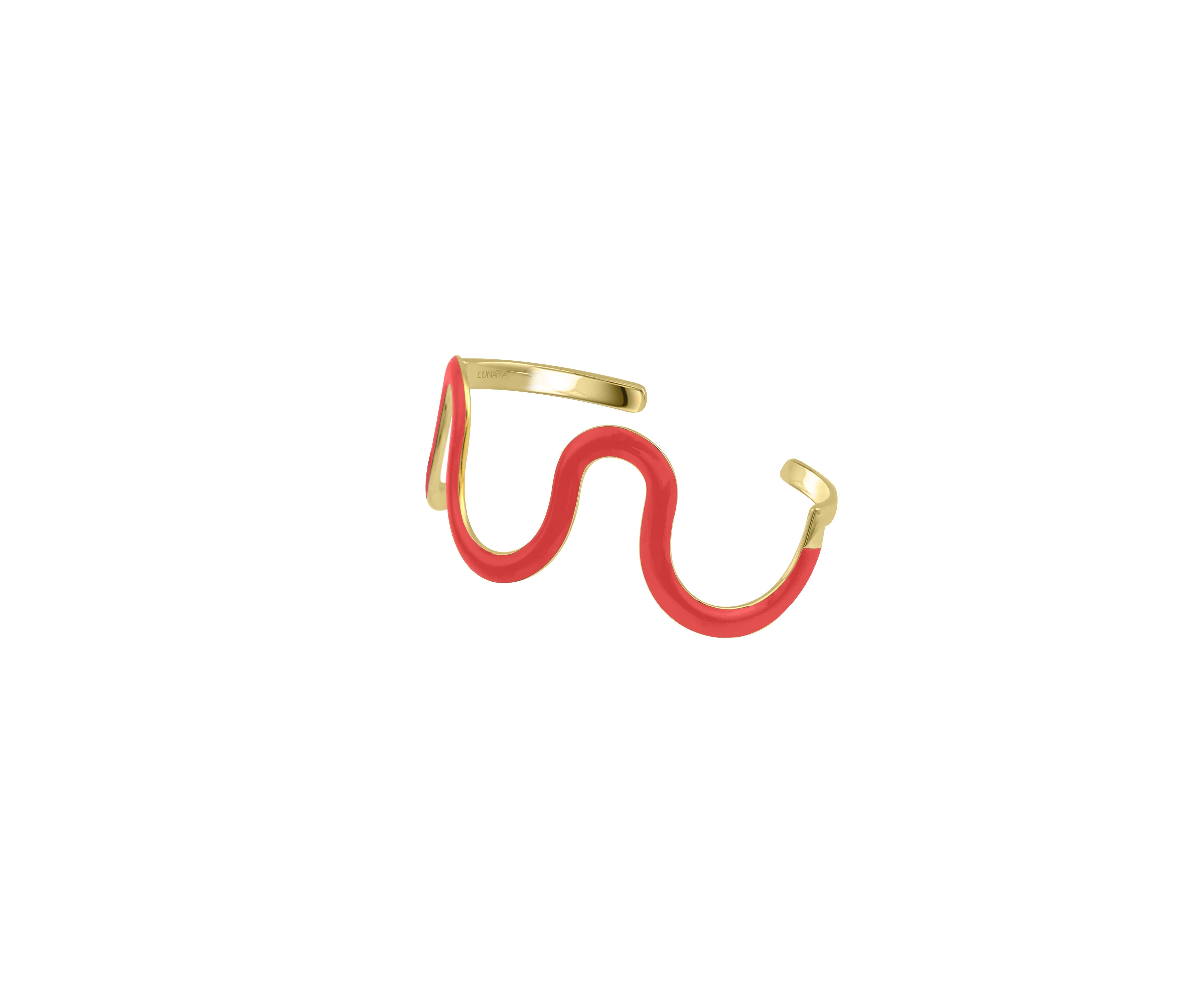 Swirl Cuff - Enamel