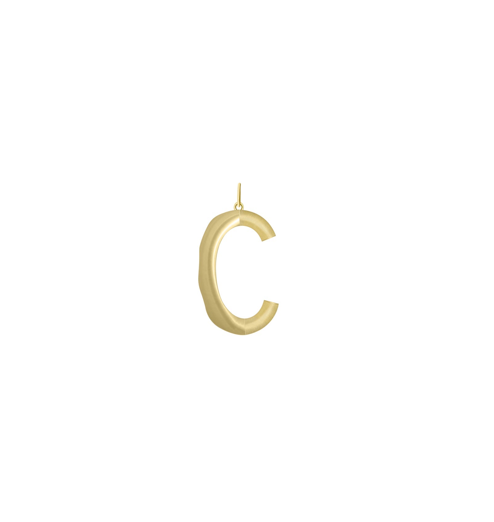 XL Solid Initial with Chain