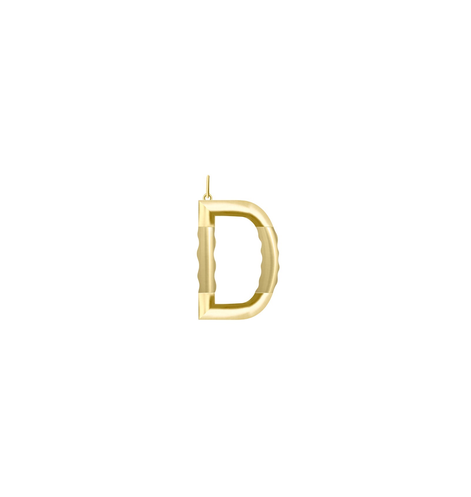 XL Solid Initial with Chain