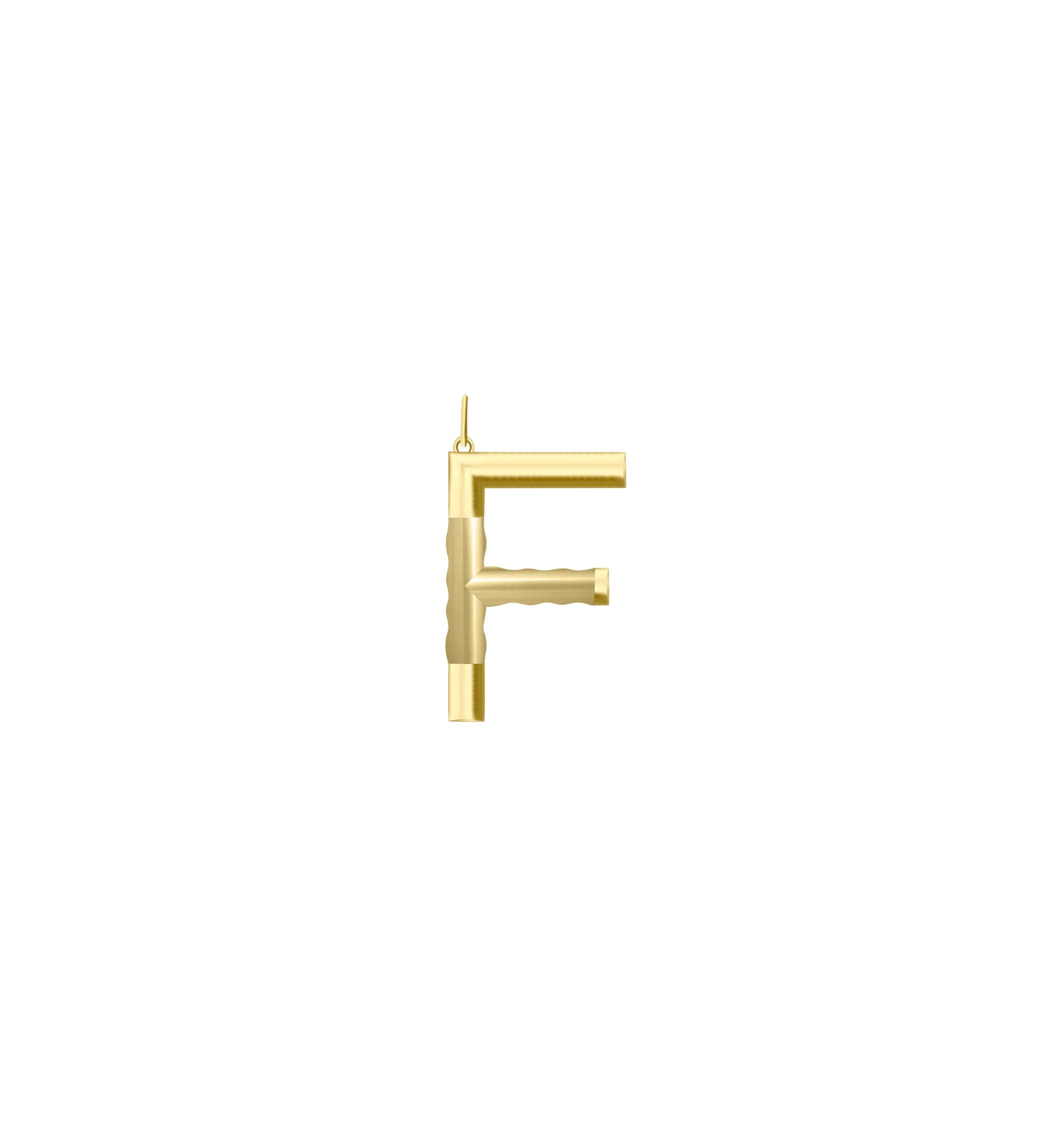 XL Solid Initial with Chain