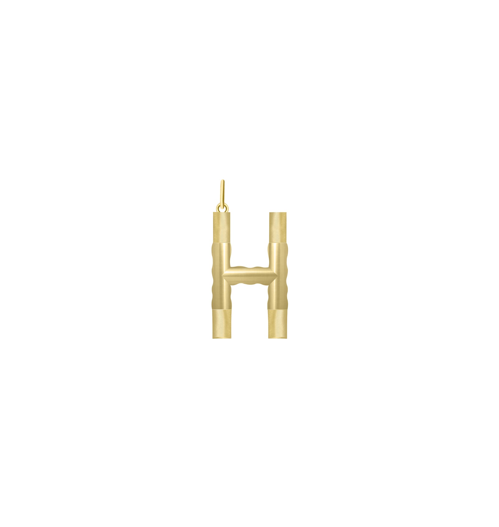 XL Solid Initial with Chain