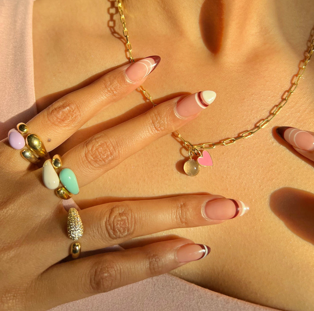 Rose Quartz With Pink Heart