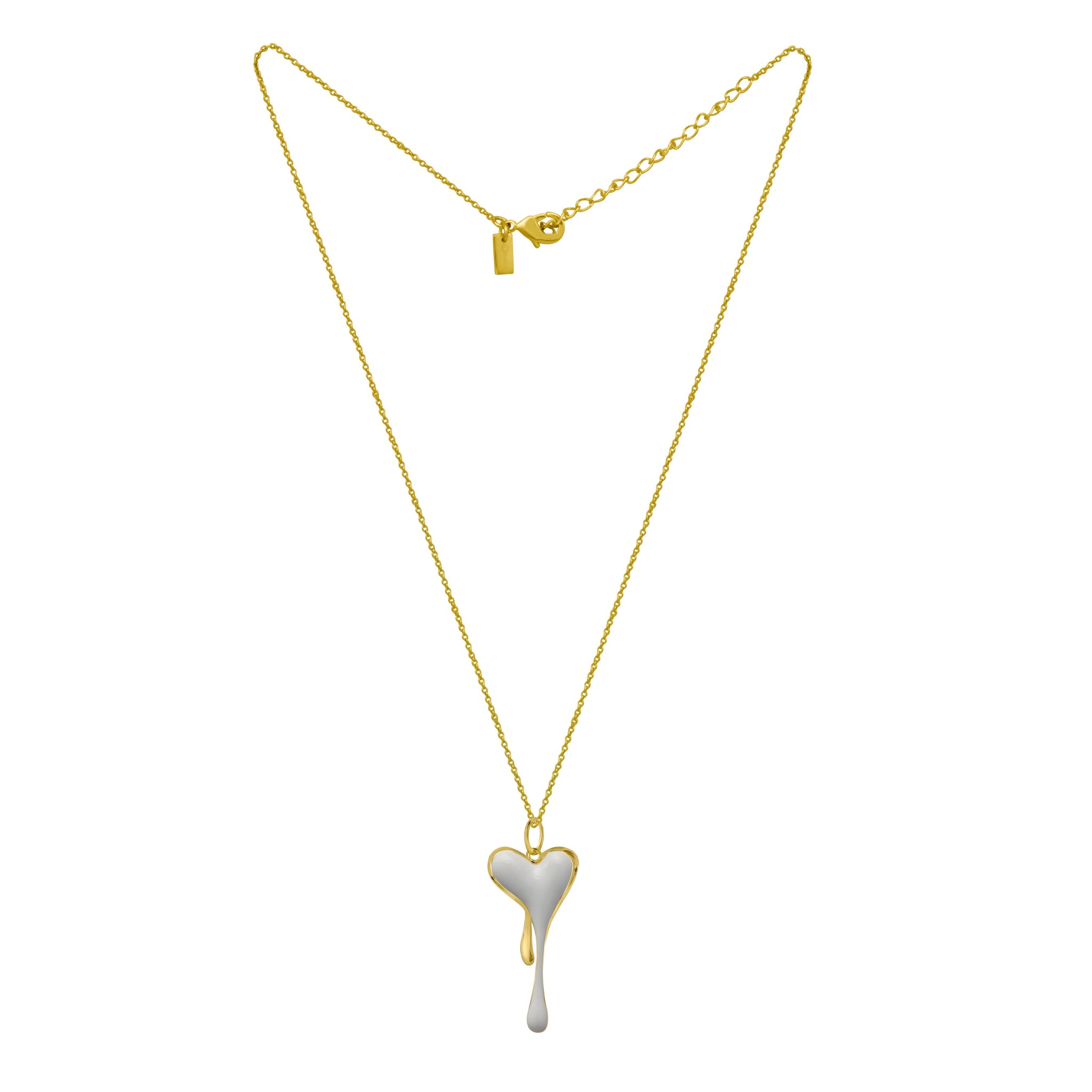 Melting Pendant With Chain