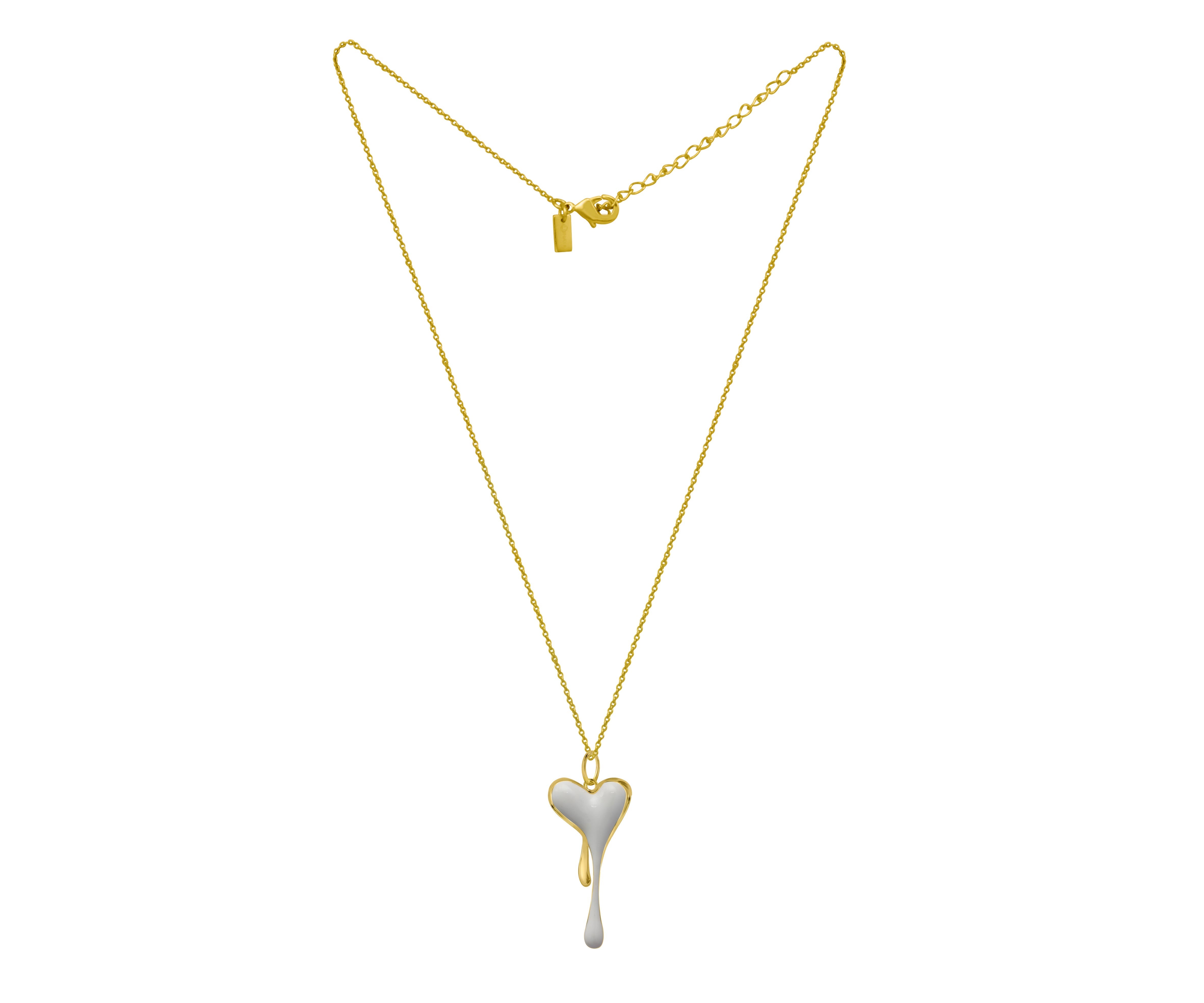 Melting Pendant With Chain