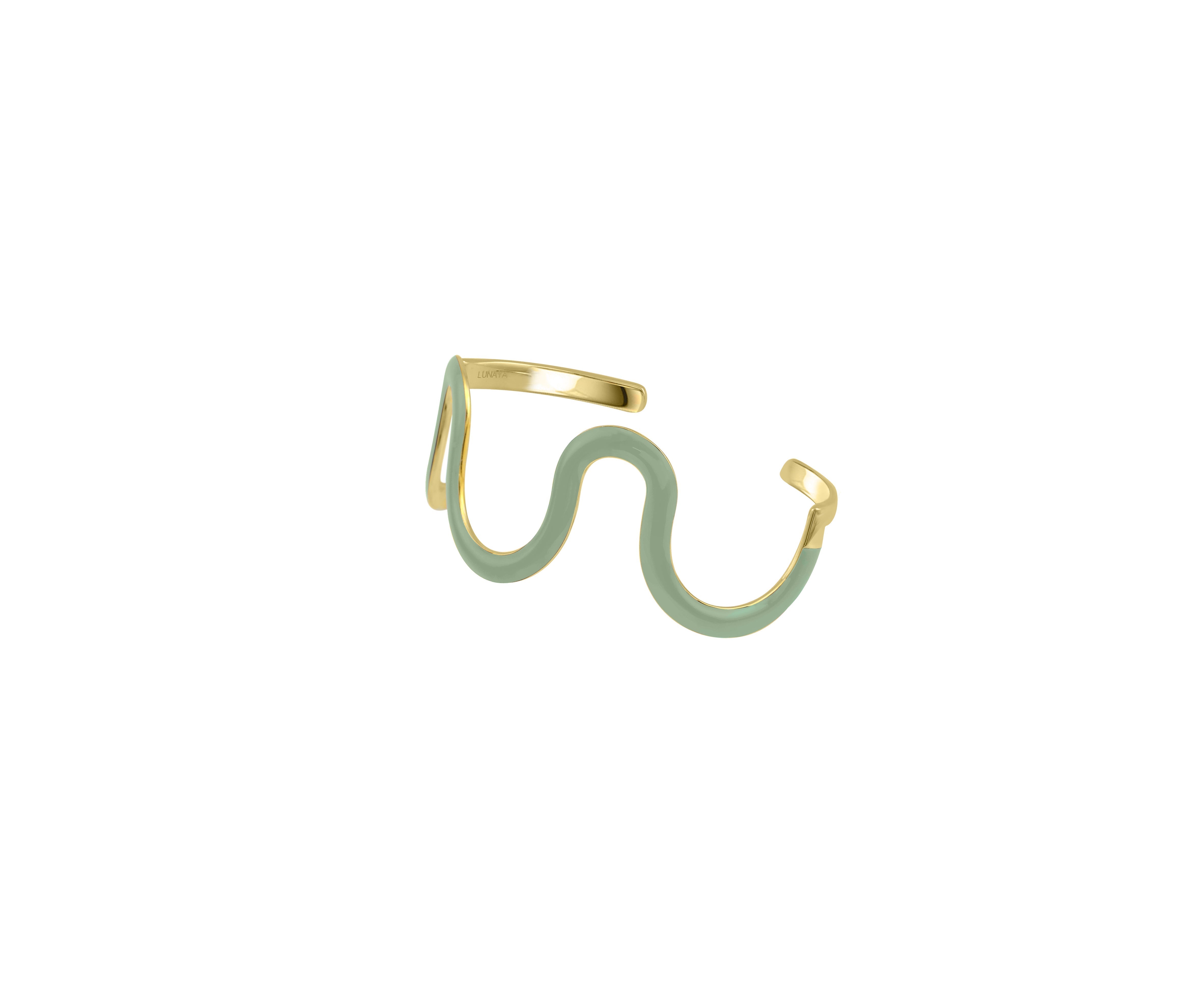 Swirl Cuff - Enamel
