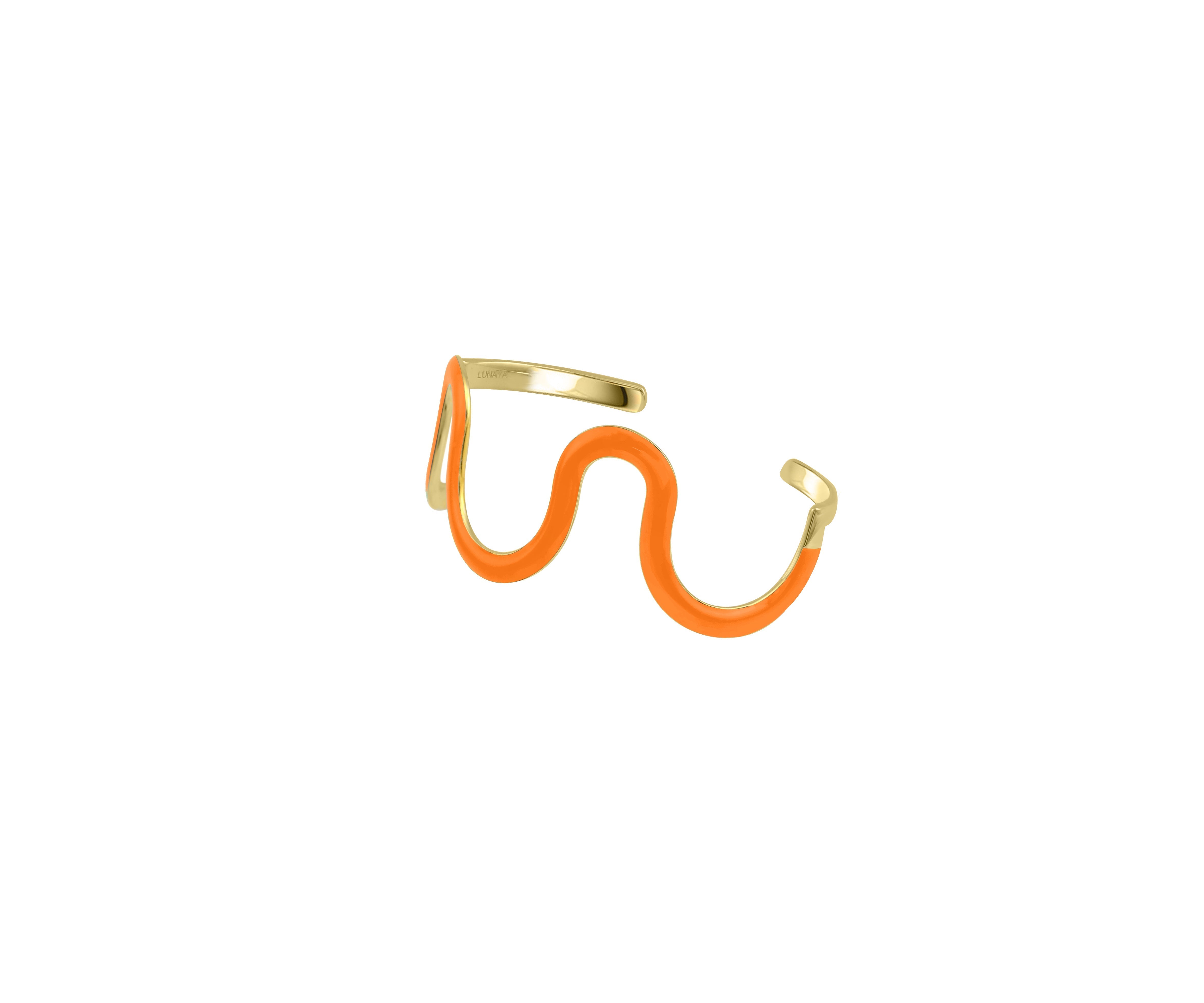 Swirl Cuff - Enamel