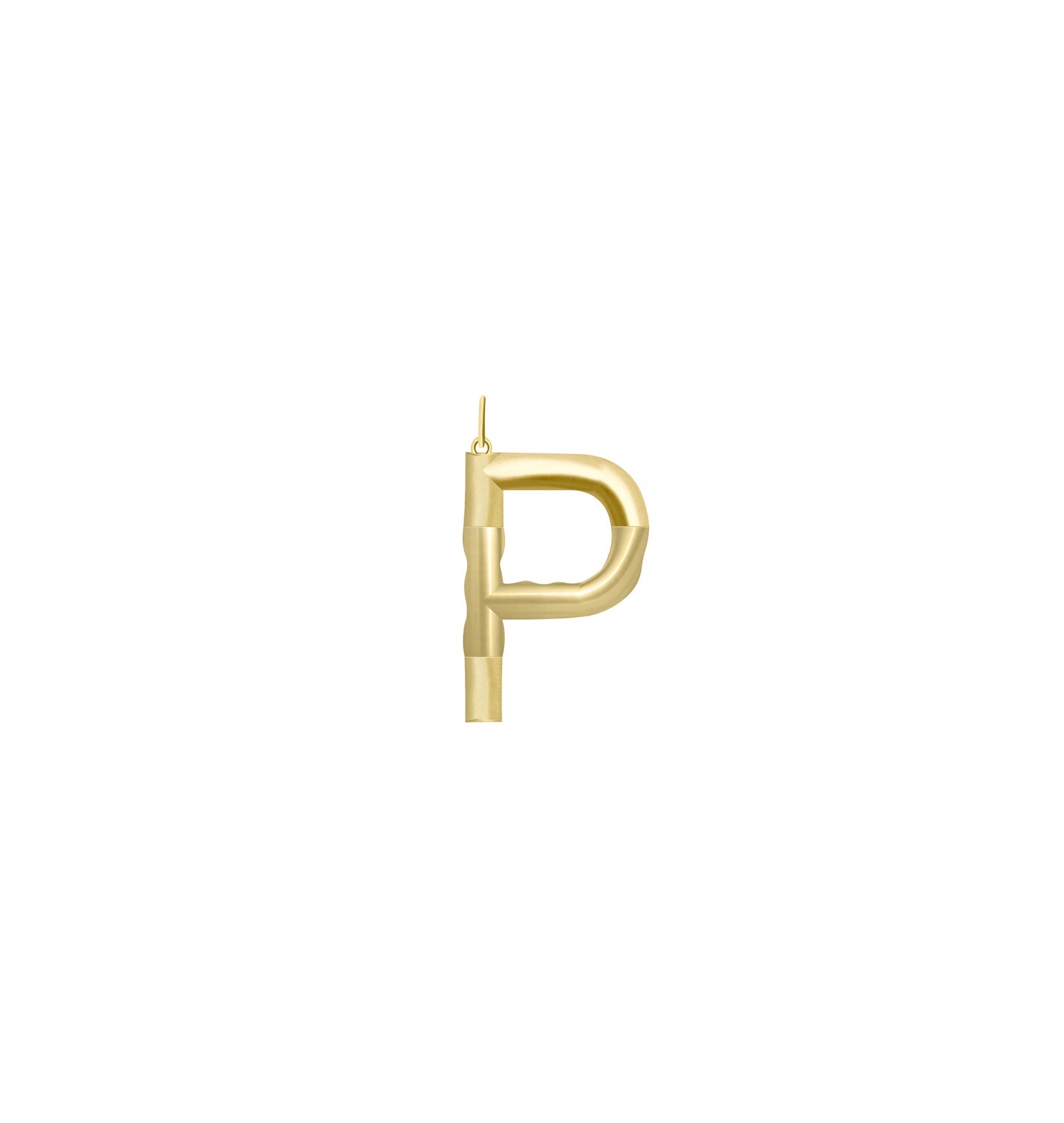 XL Solid Initial with Chain