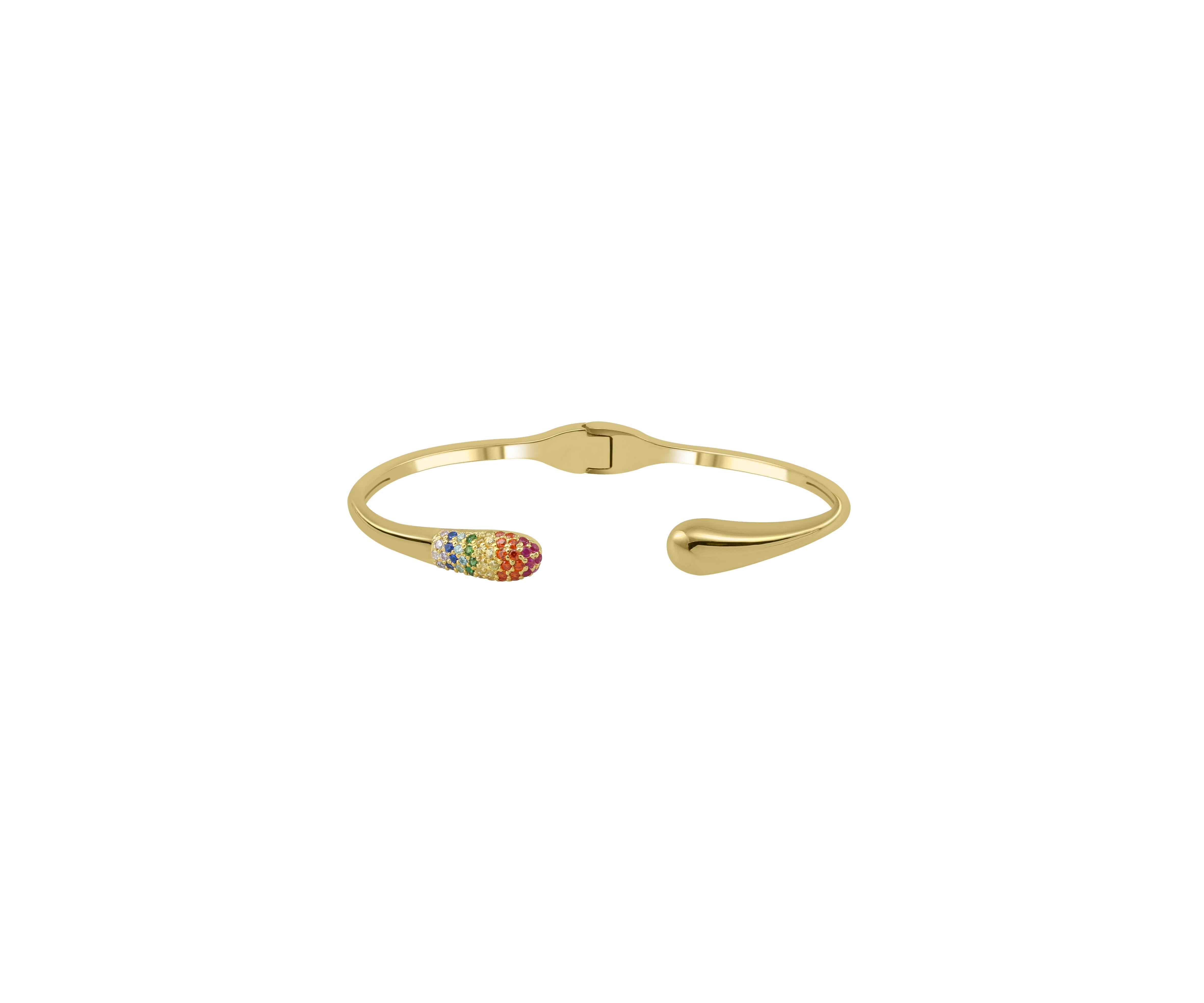 Rainbow Frosted Cuff