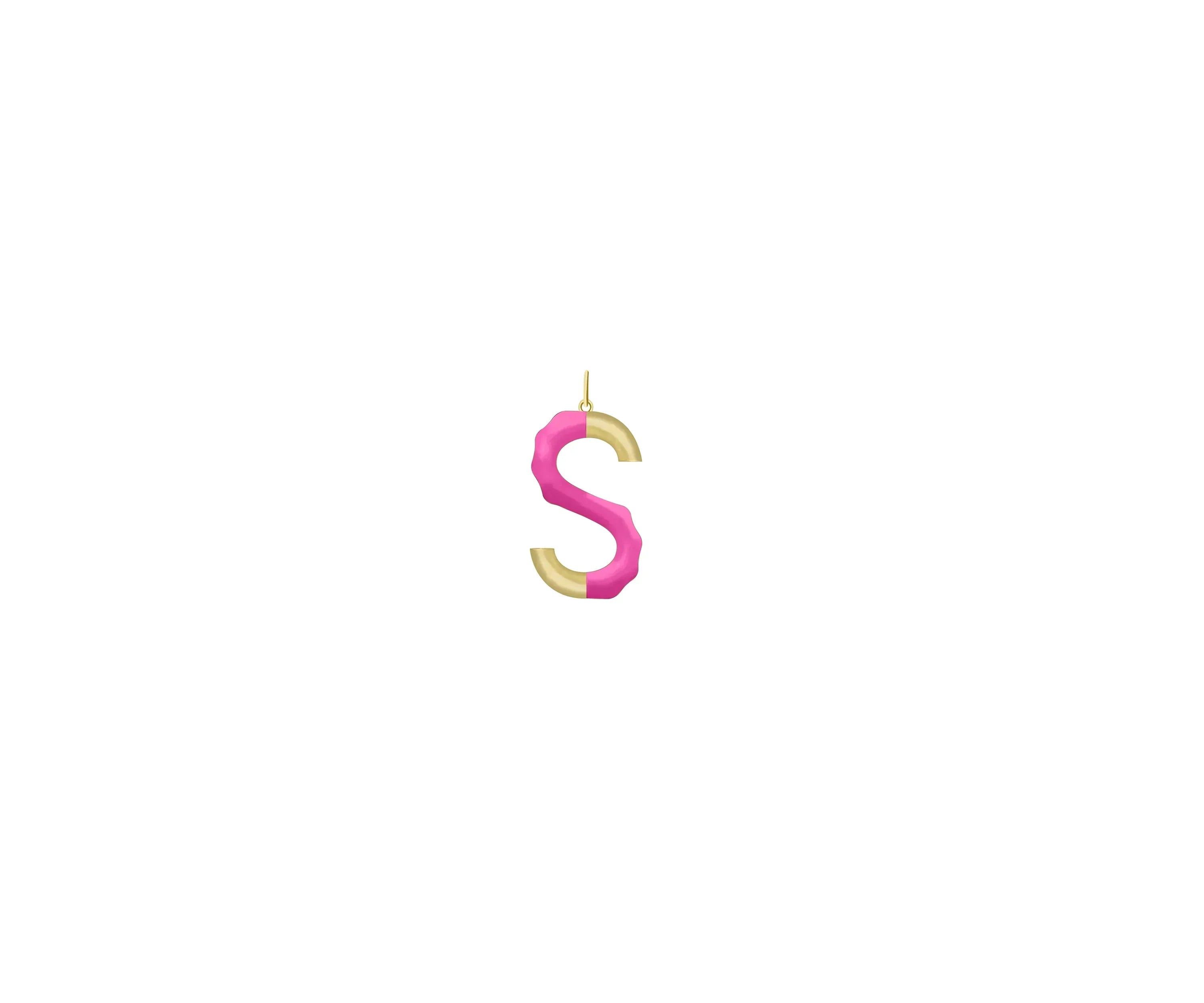 XL Pop Initial with Chain