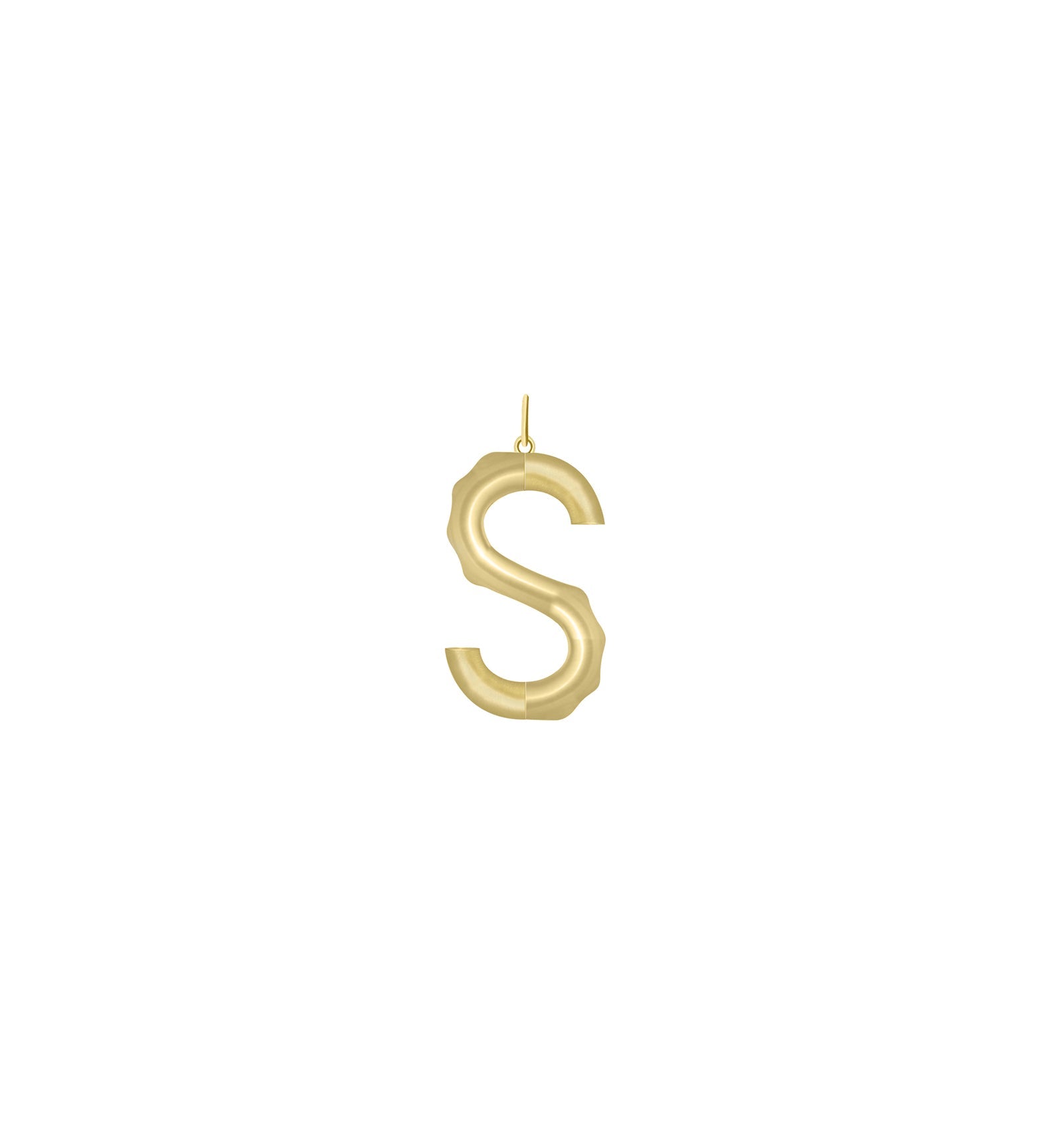 XL Solid Initial with Chain