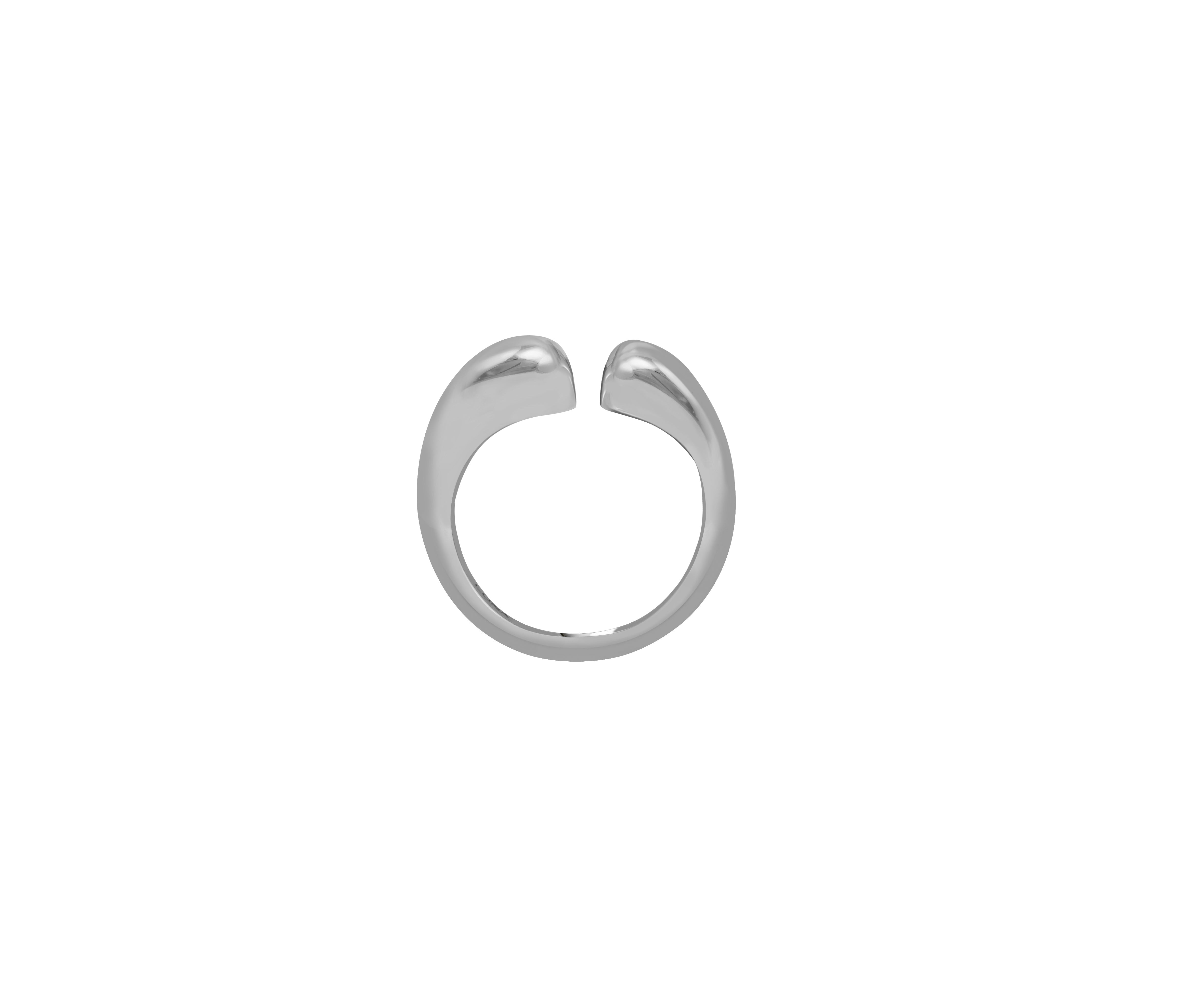 Solid Pebble Band (XL) (Silver)