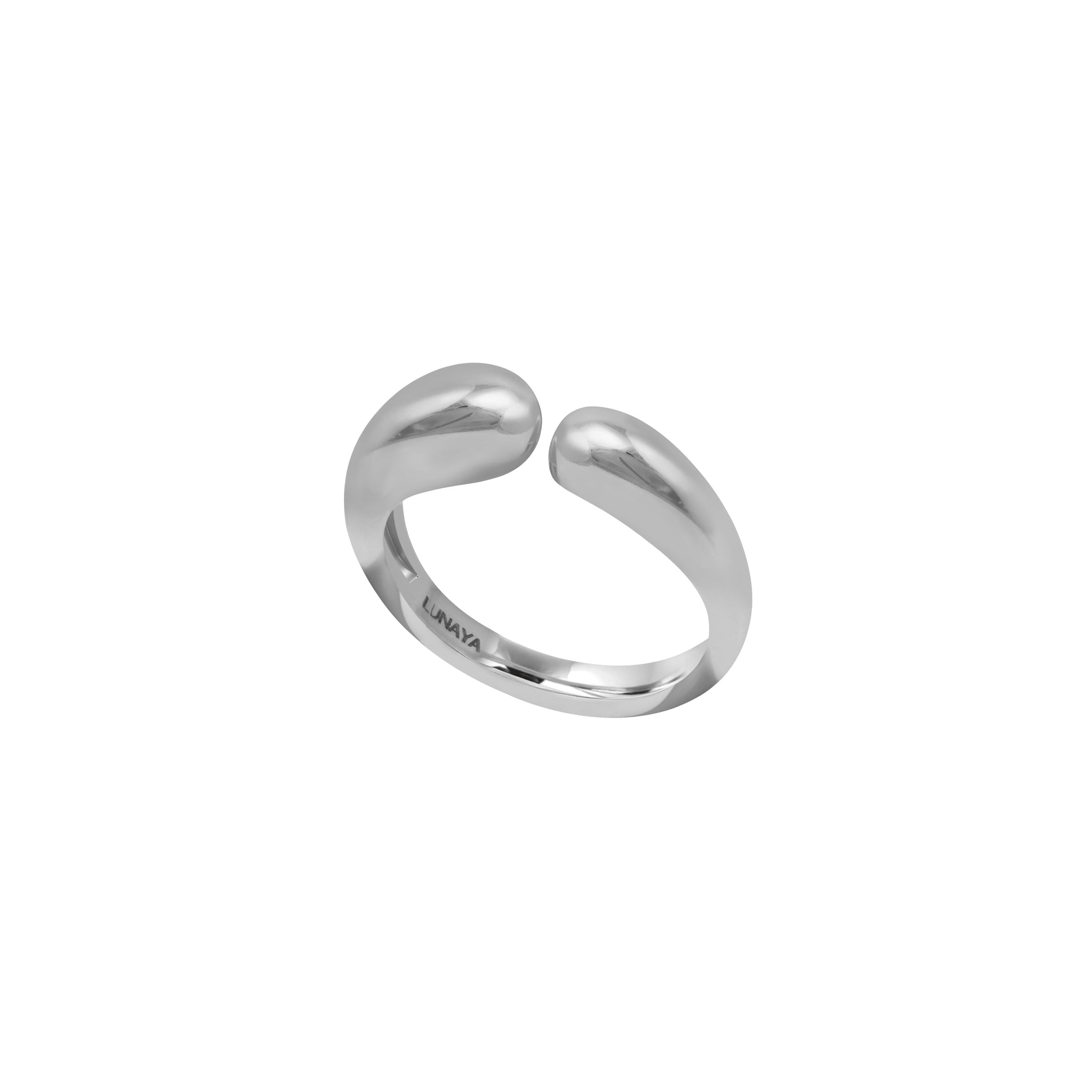 Solid Pebble Band (S) (Silver)