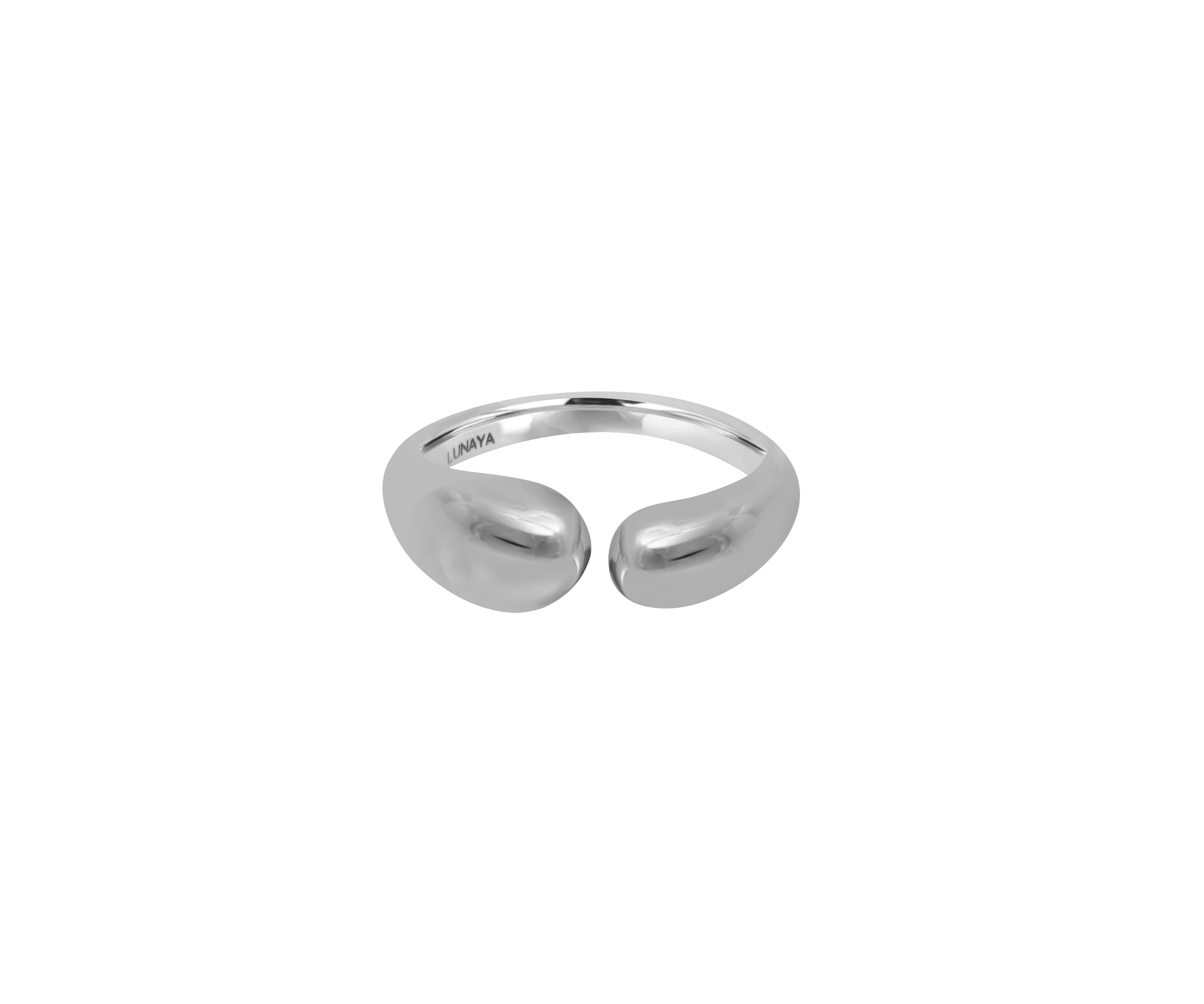 Solid Pebble Band (S) (Silver)