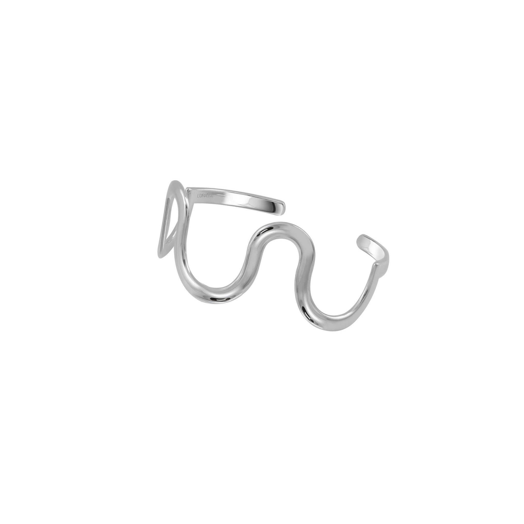 Swirl Cuff Solid (Silver)