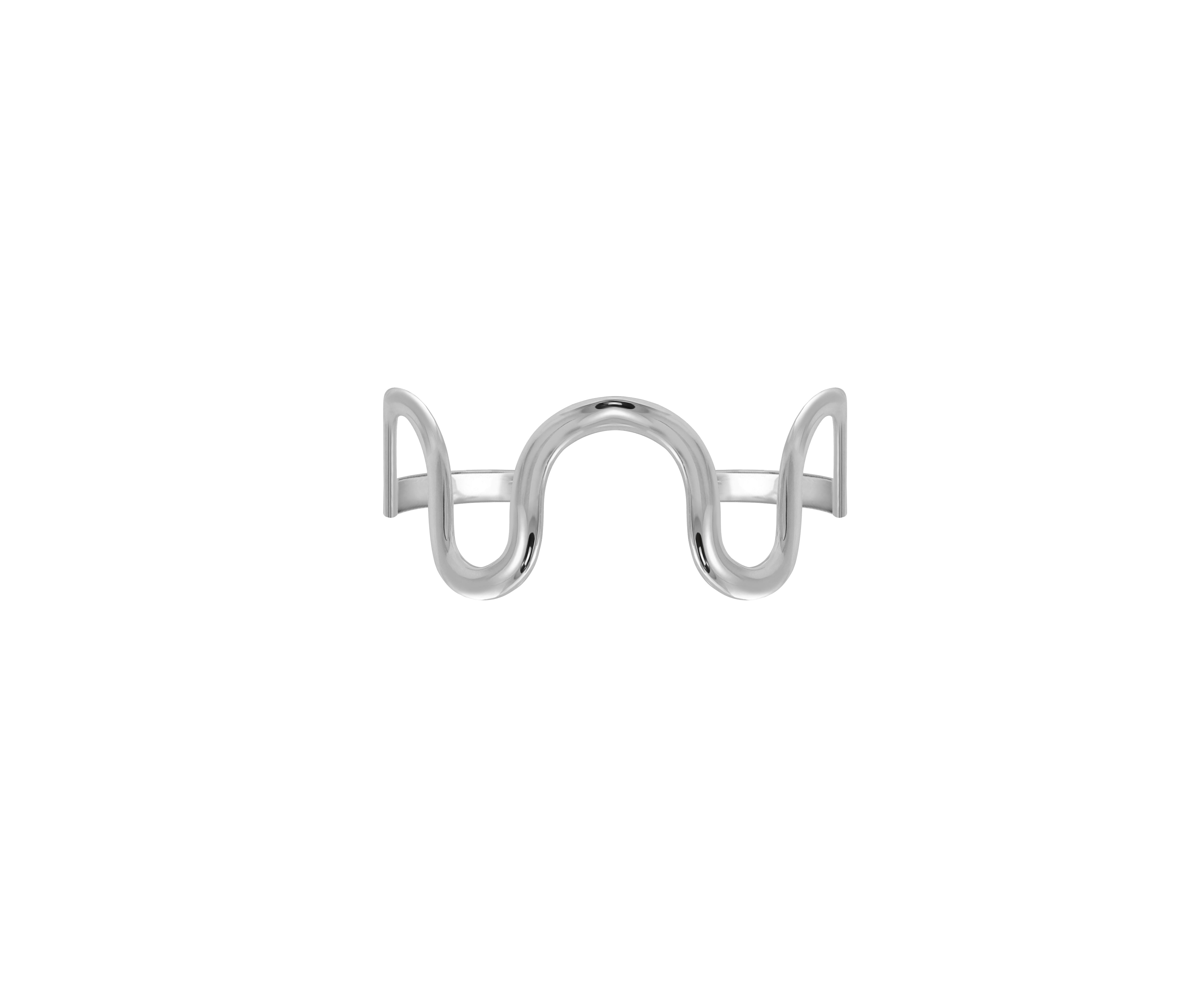 Swirl Cuff Solid (Silver)