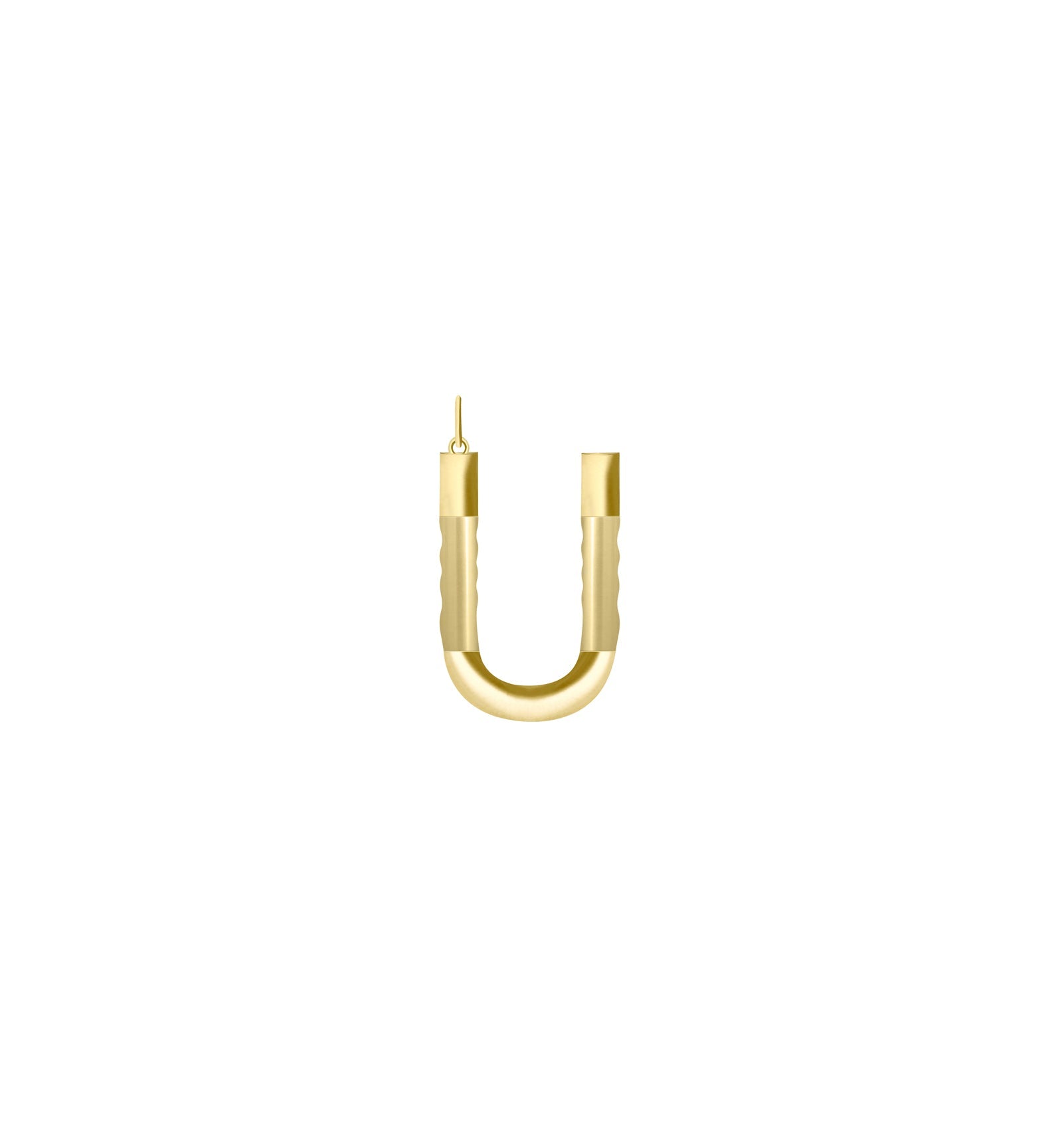 XL Solid Initial with Chain