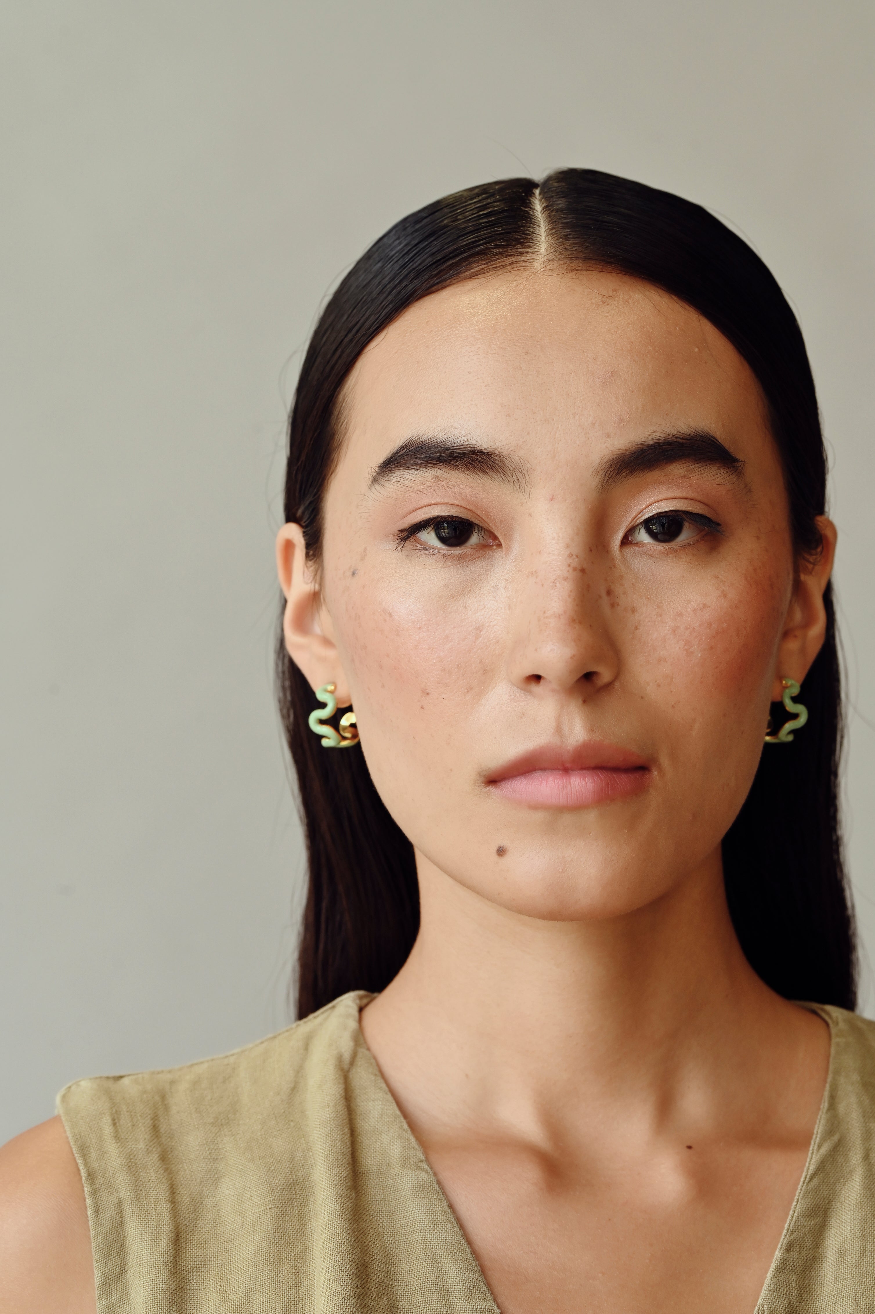 Swirl Enamel Hoops